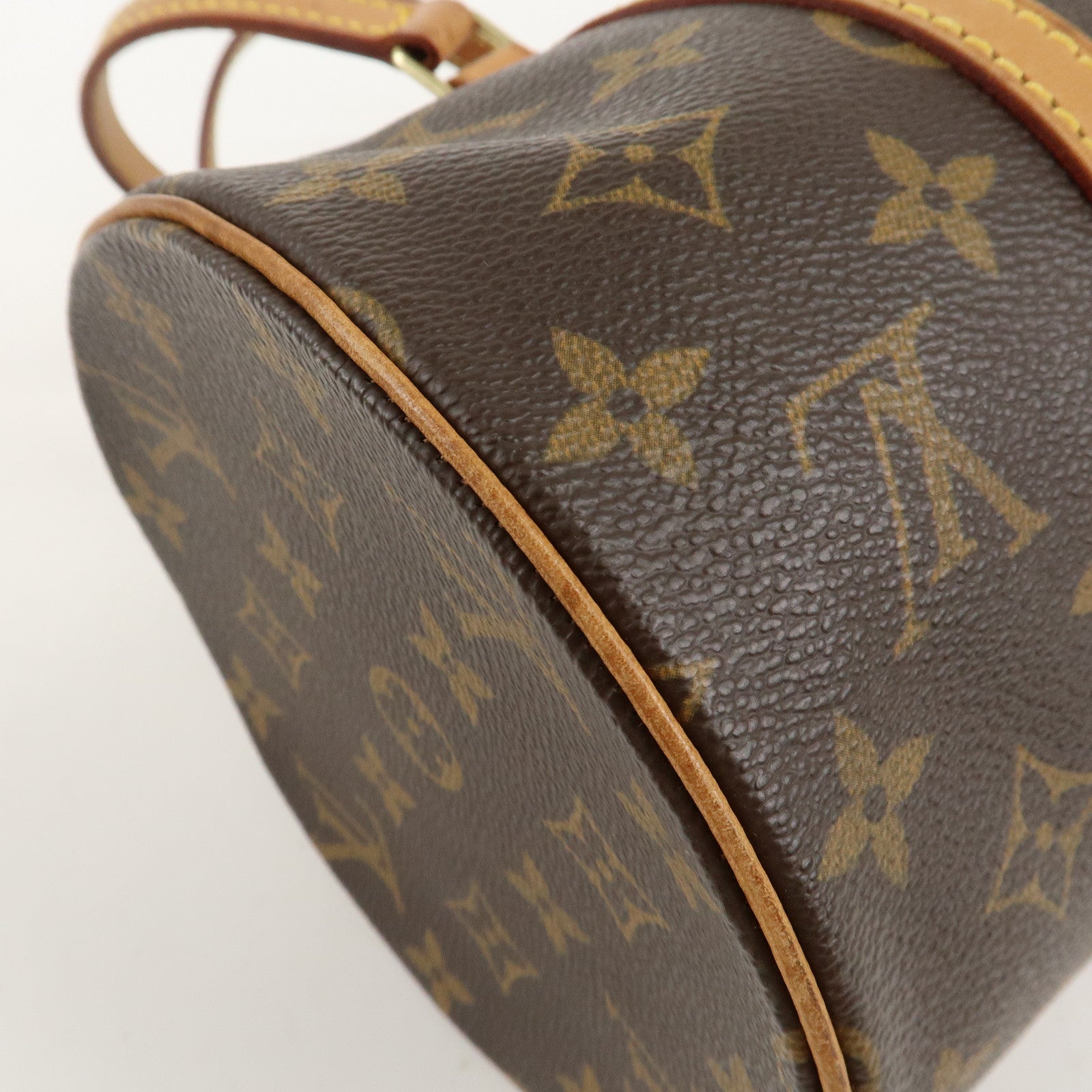 Louis Vuitton Monogram Papillon 30 Hand Bag Brown M51385 Used