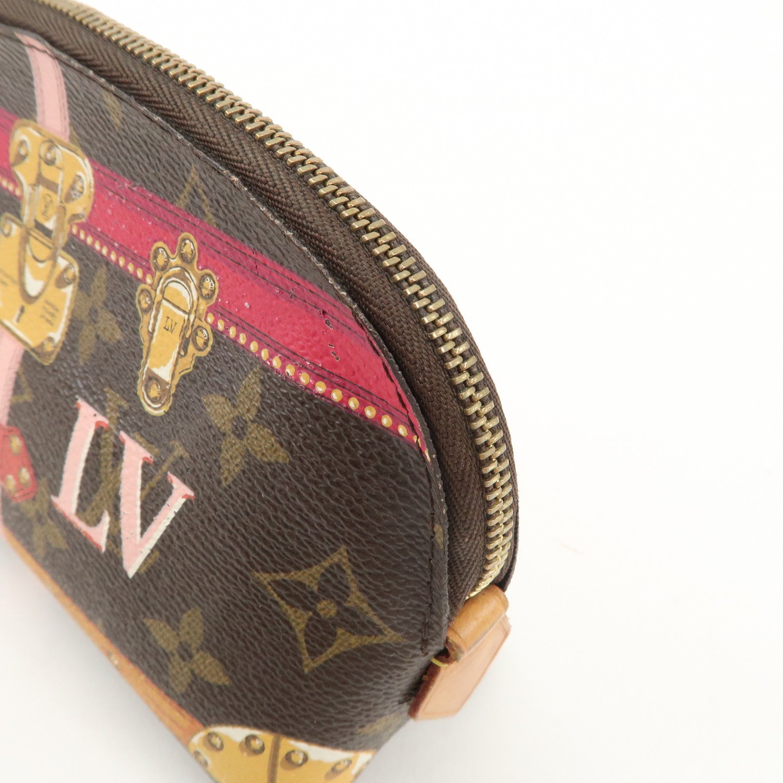 Louis Vuitton Monogram Summer Trunk Collection Pochette Cosmetic Used