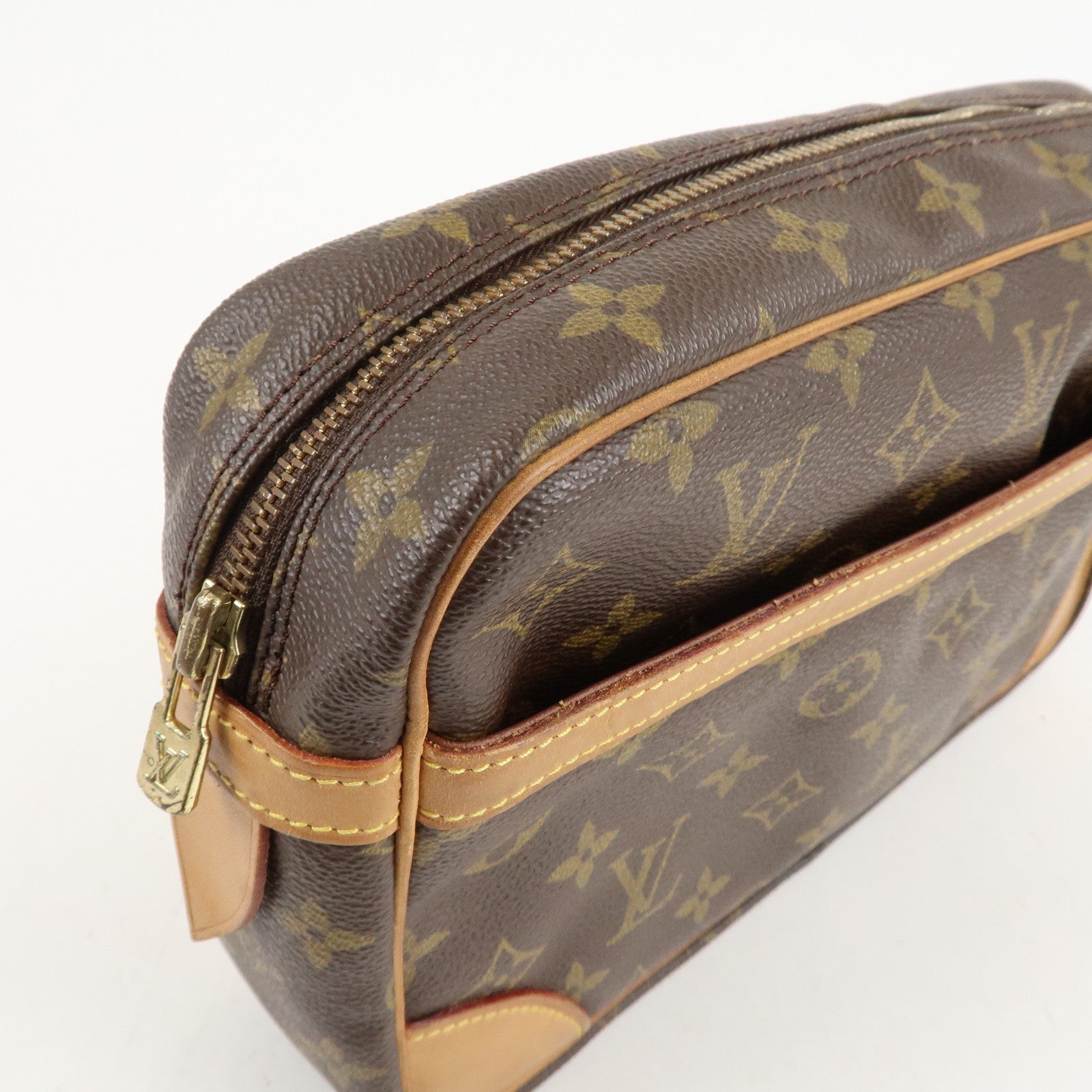 Louis Vuitton Monogram Compiegne 28 Pouch Clutch Bag M51845 Used