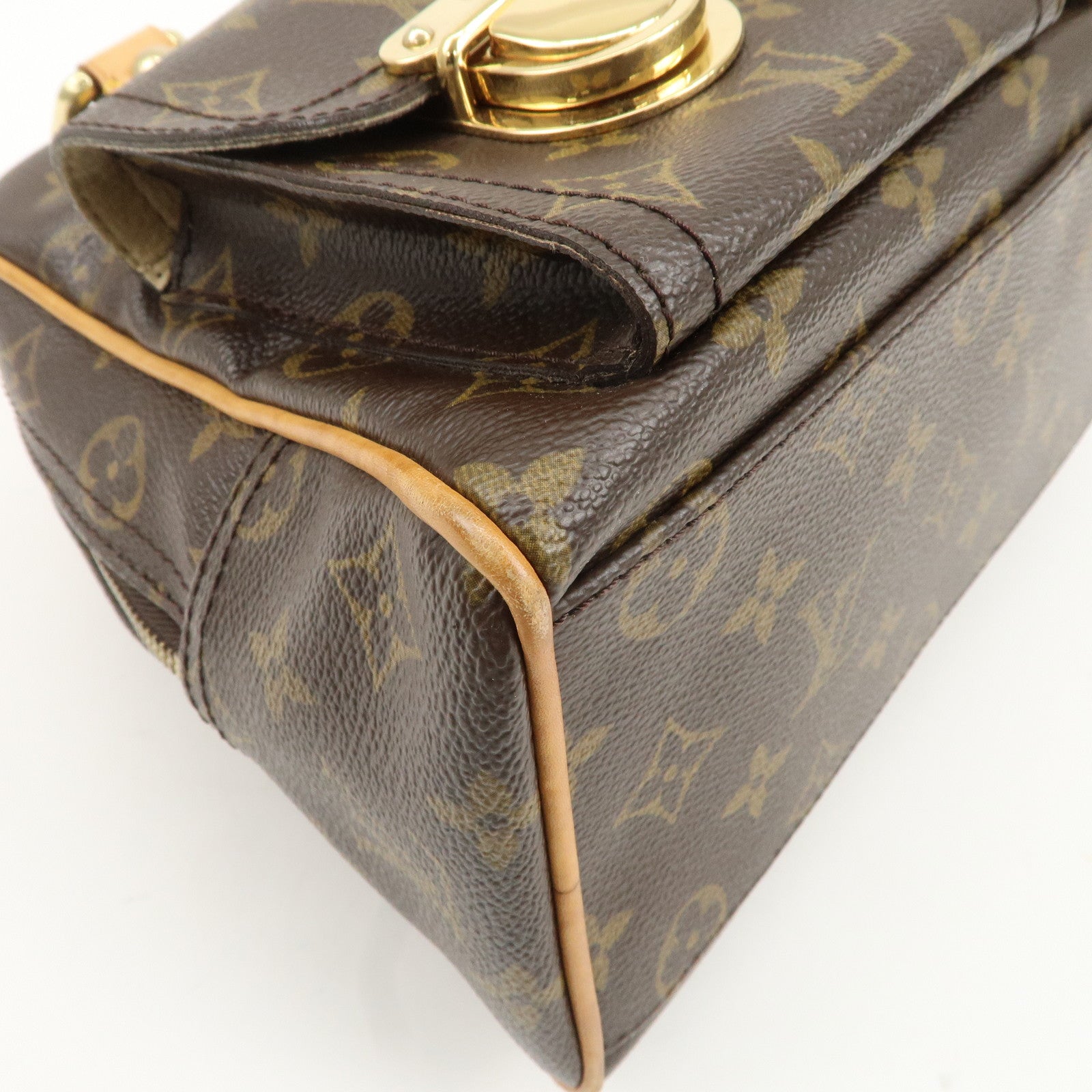 Louis Vuitton Monogram Manhattan PM Hand Bag M40026 Used