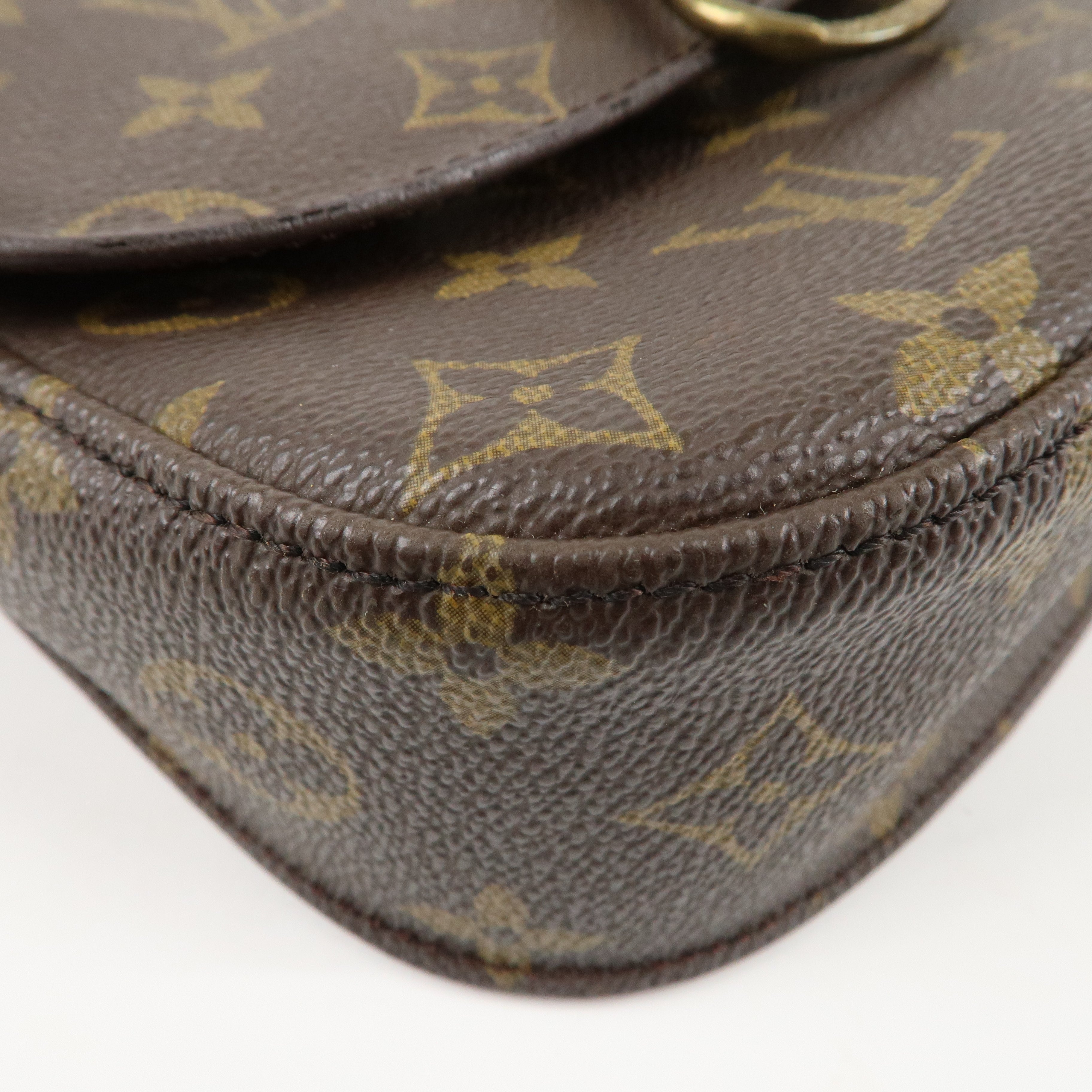 Louis Vuitton Monogram Saint Cloud MM Shoulder Bag Brown M51243