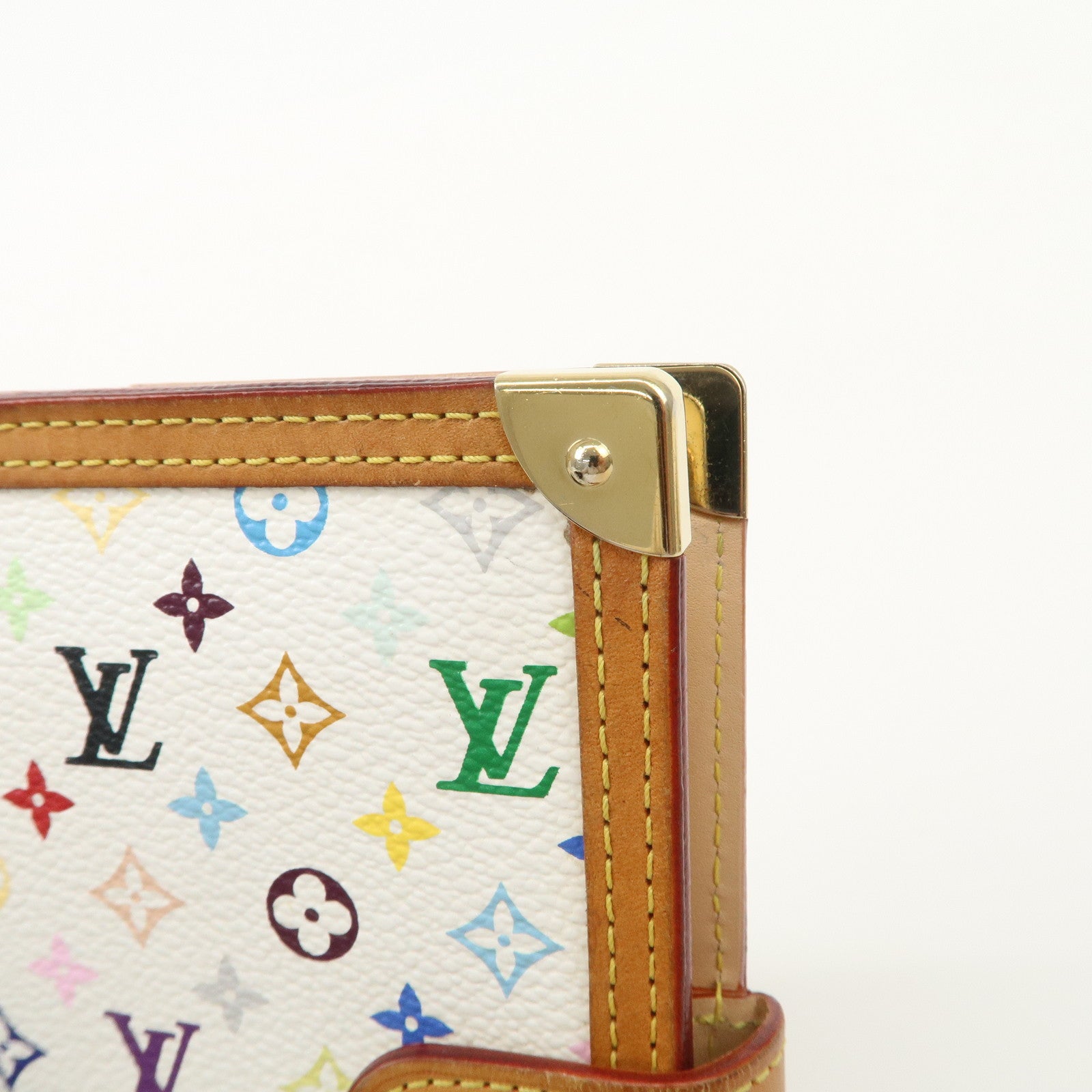 Louis Vuitton Monogram Multi Color Agenda PM Planner Cover R20896 Used