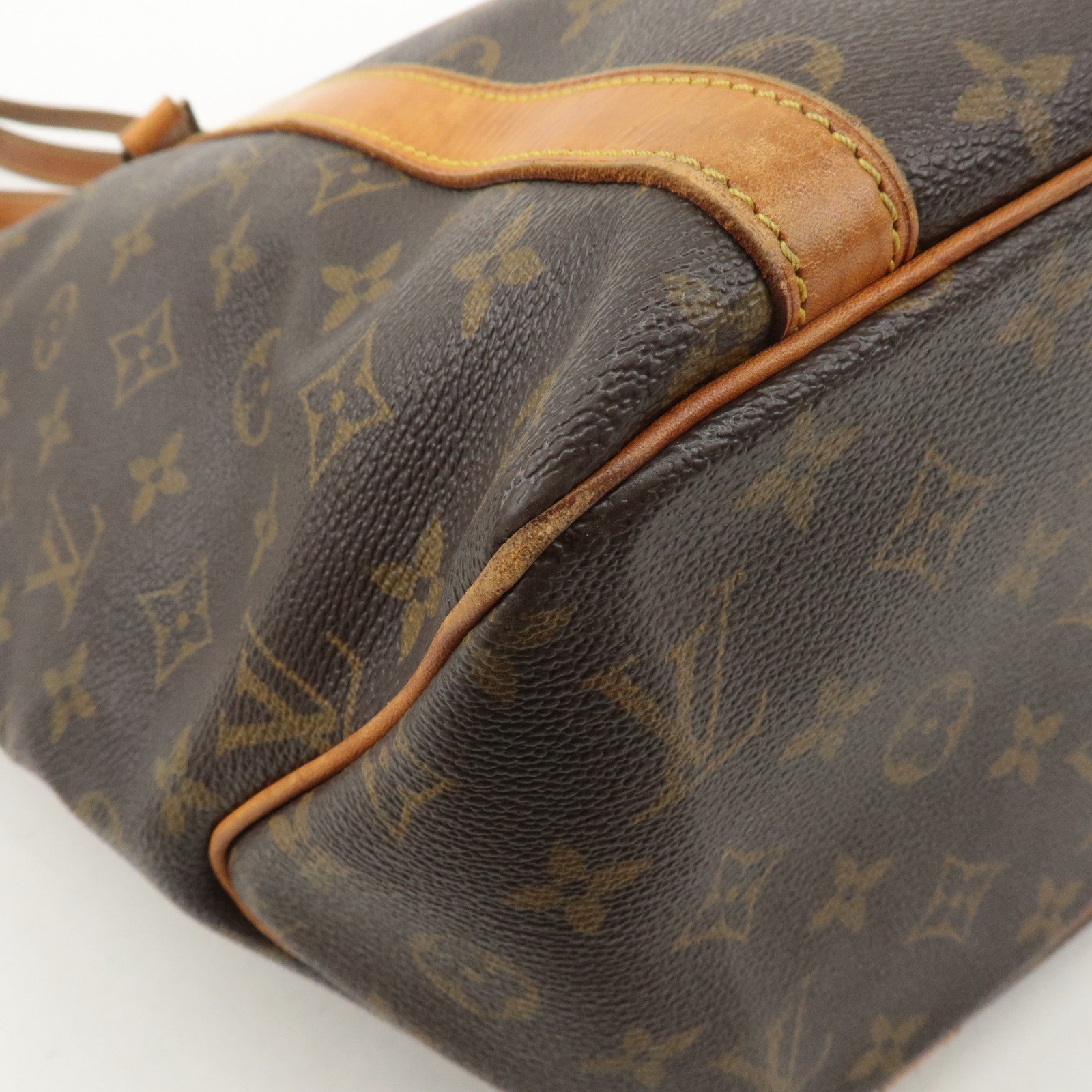 Louis Vuitton Monogram Sac Shopping Shoulder Bag Brown M51108