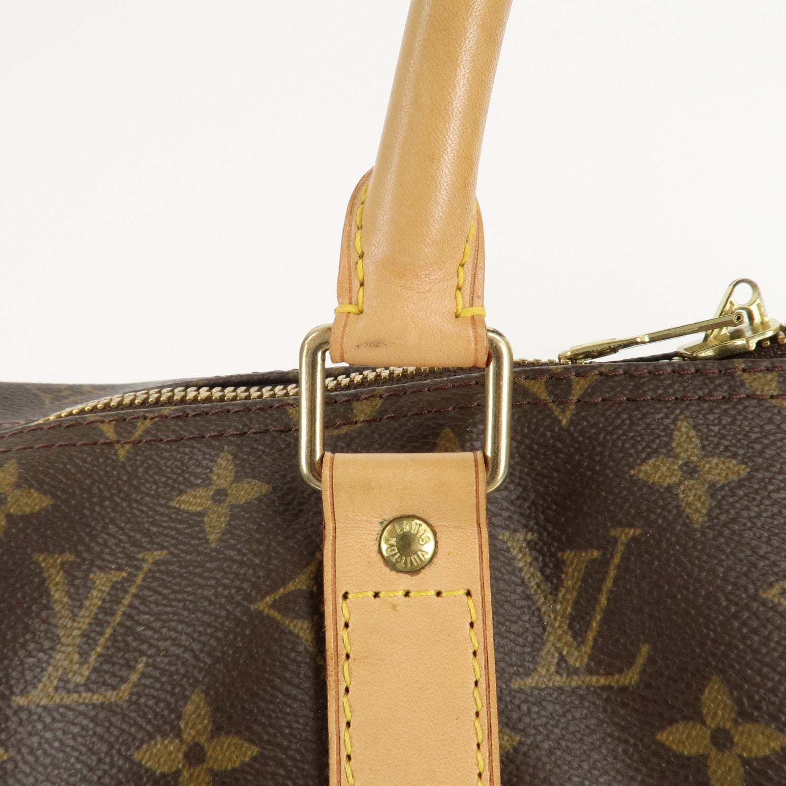 Louis Vuitton Monogram Keep All Bandouliere 50 Boston Bag M41416 Used