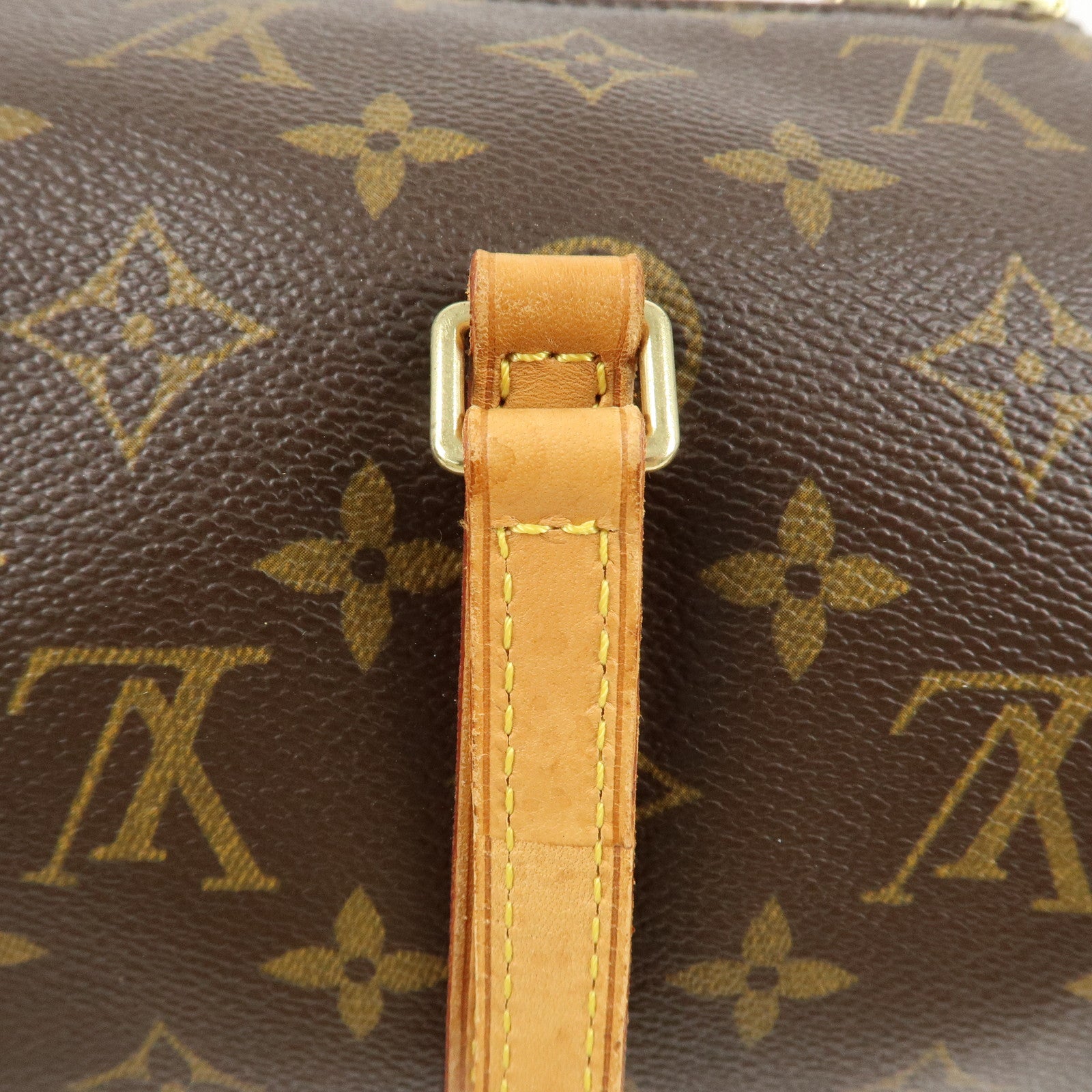 Louis Vuitton Monogram Papillon 30 Hand Bag Brown M51385 Used