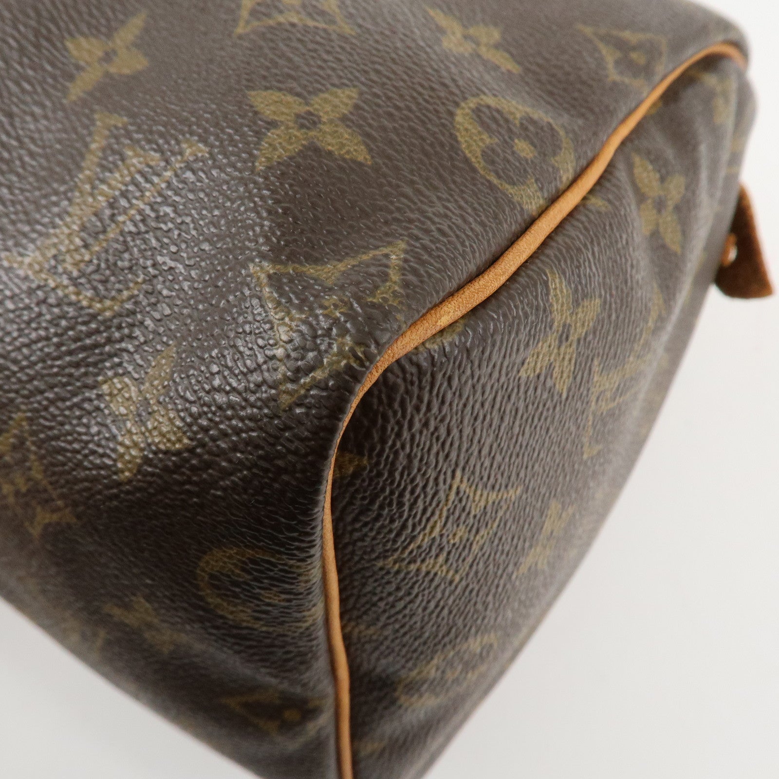 Louis Vuitton Monogram Speedy 25 Hand Bag Boston Bag M41528 Used