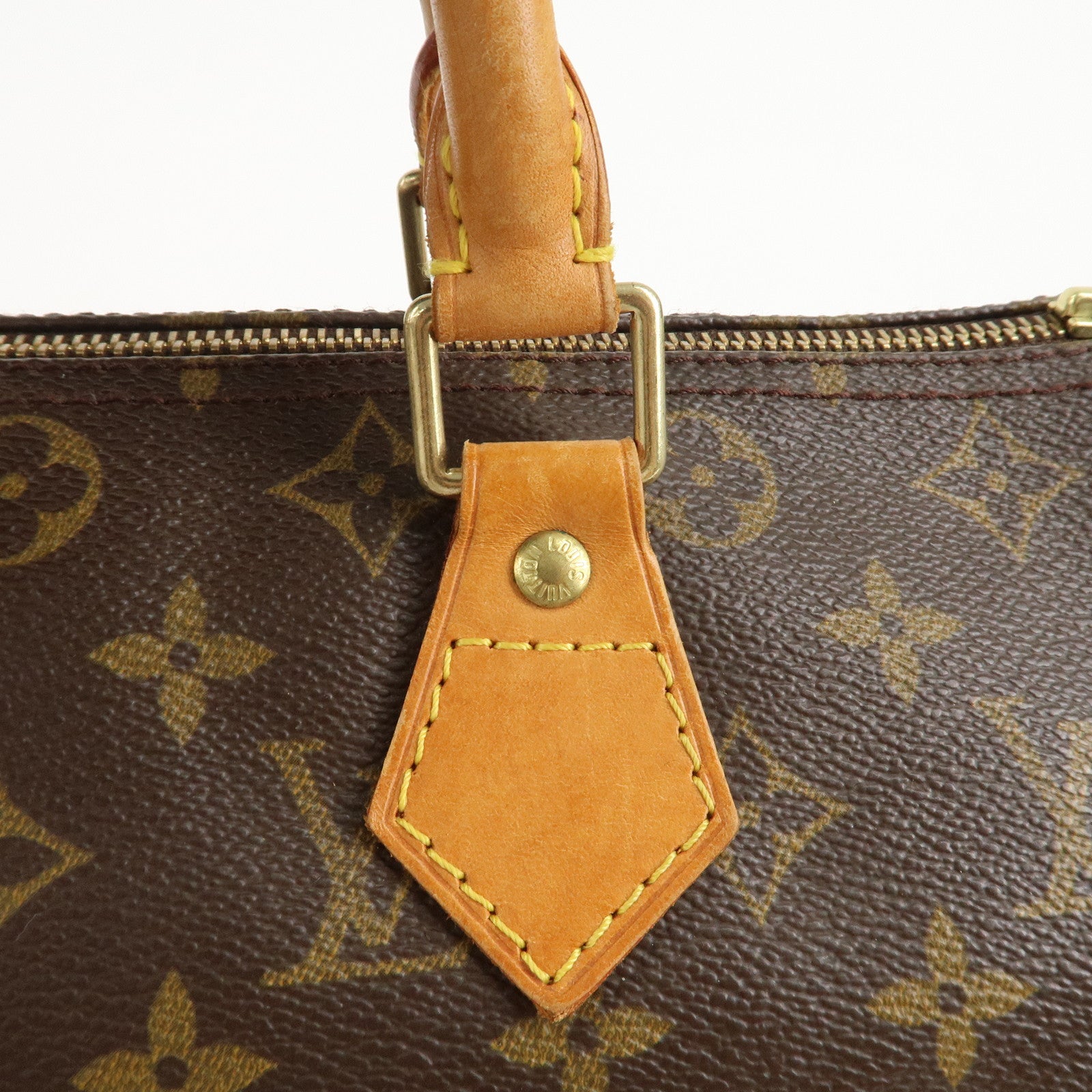 Louis Vuitton Monogram Speedy 30 Hand Bag Boston Bag M41526 Used