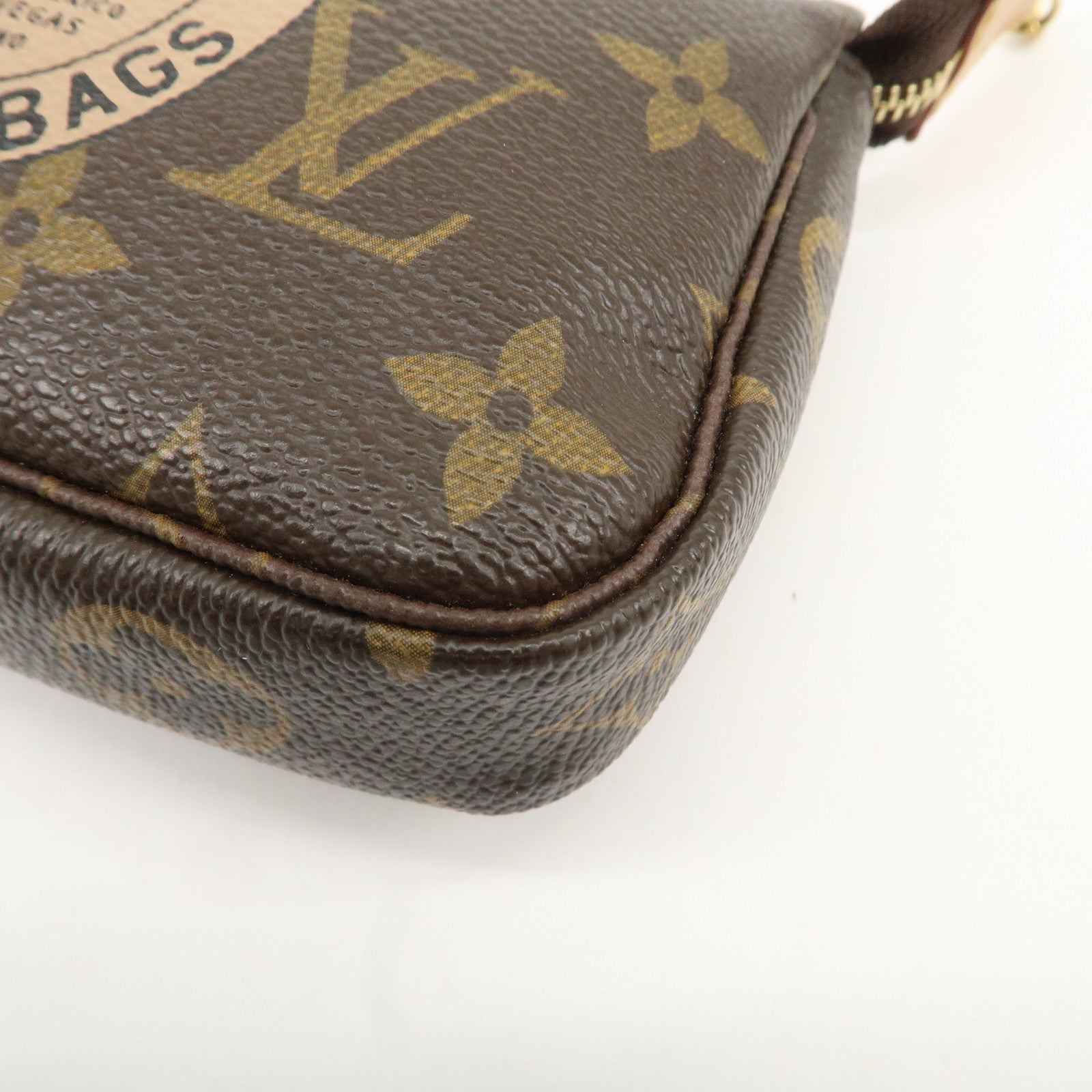 Louis Vuitton Monogram T&B Mini Pochette Accessoires Pouch M60153 Used