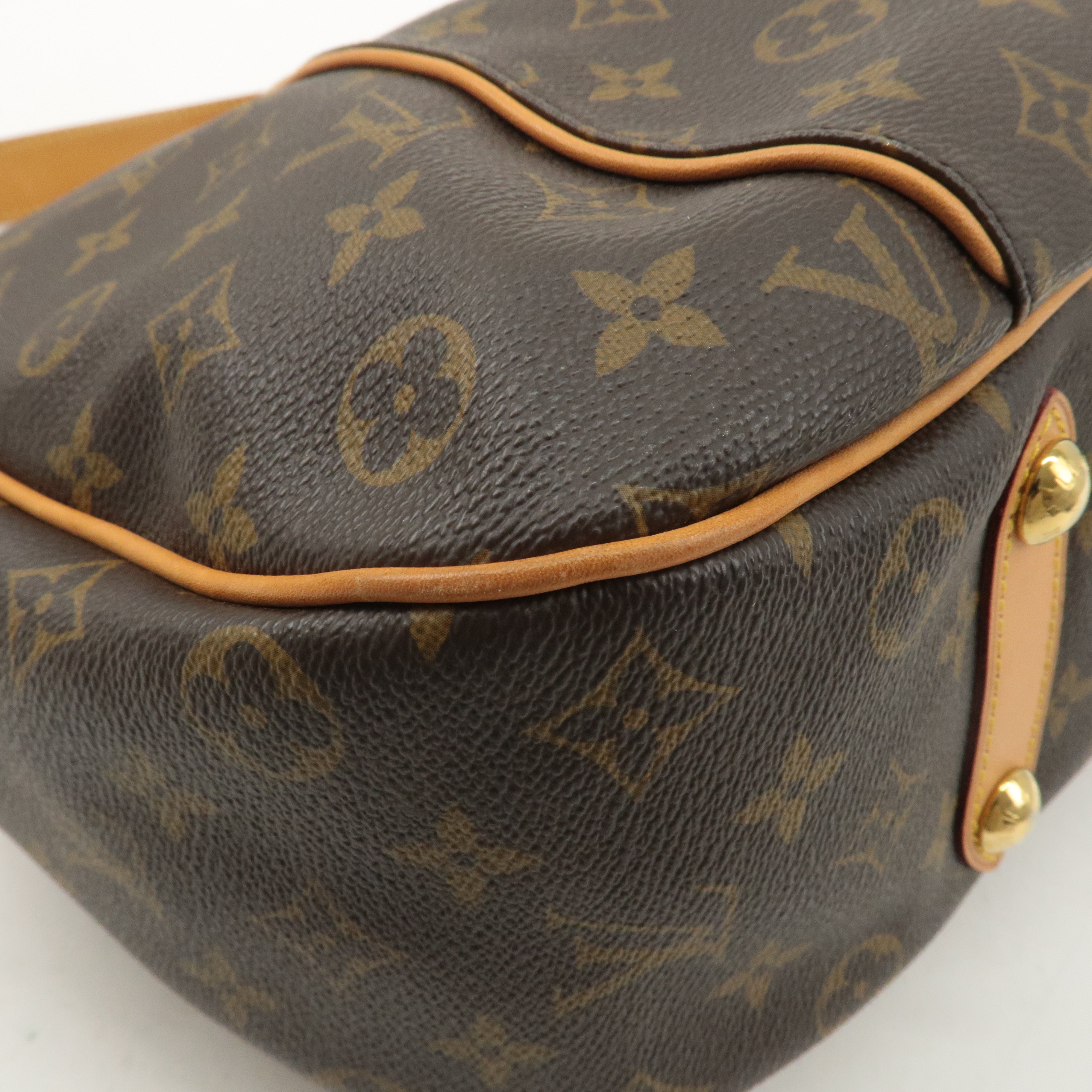 Louis Vuitton Monogram Galliera PM Shoulder Bag Brown M56382