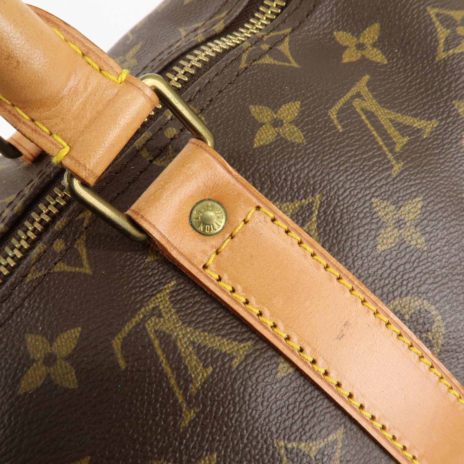 Louis Vuitton Monogram Keep All Bandouliere 50 Boston Bag M41416 Used