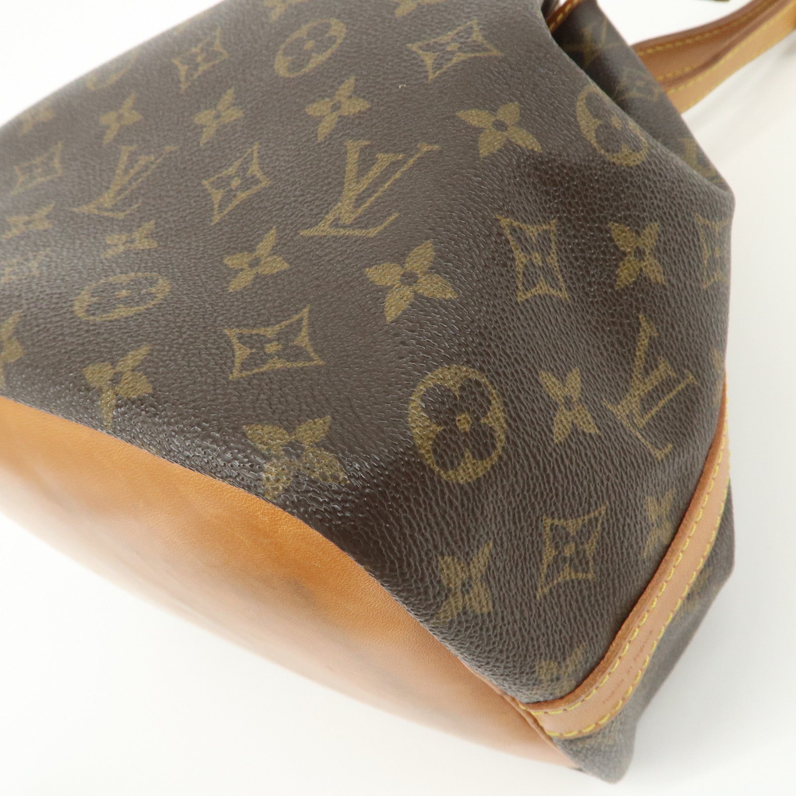 Louis Vuitton Monogram Petit Noe Shoulder Bag Brown M42226