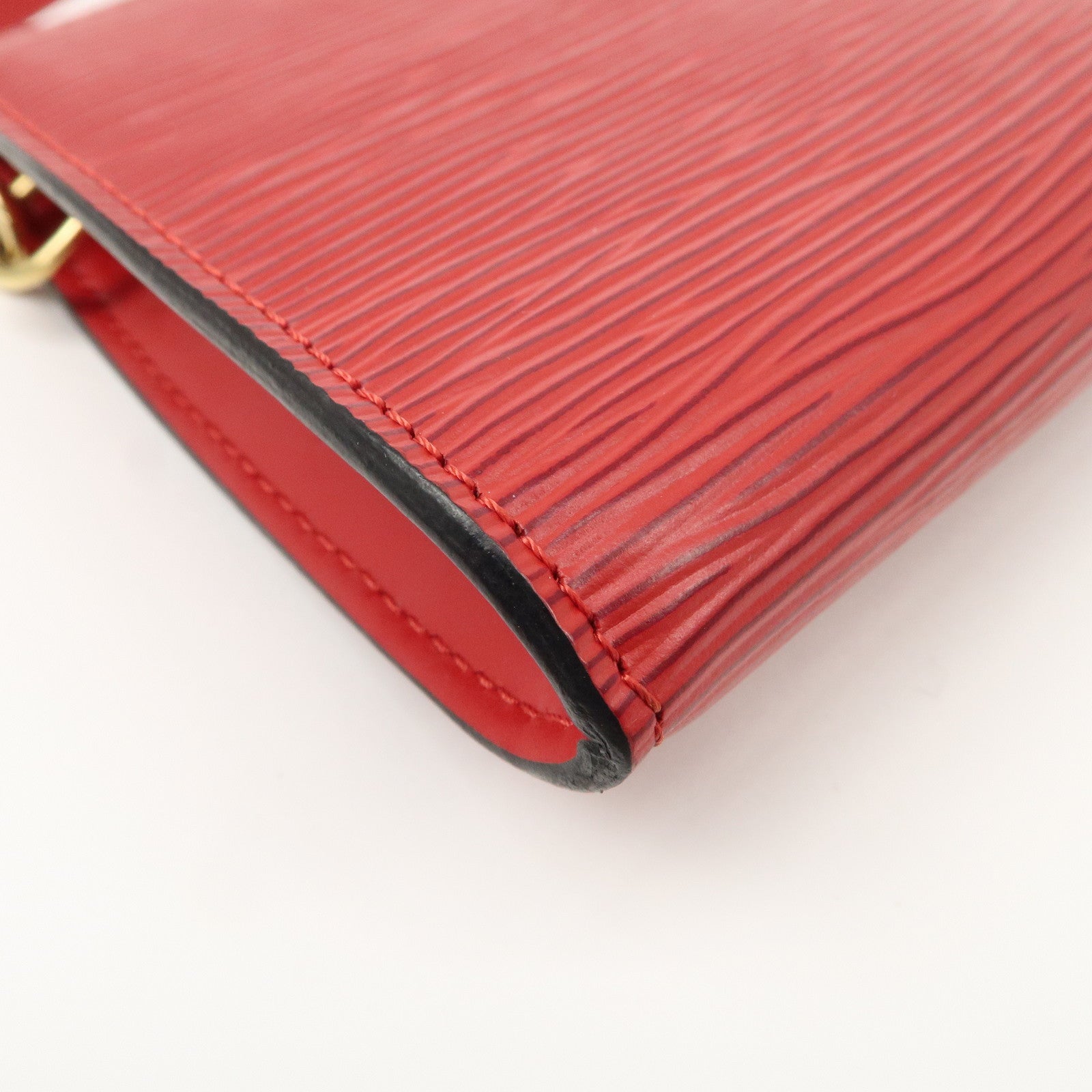 Louis Vuitton Epi Pochette Accessoires Pouch Castilian Red M52947 Used