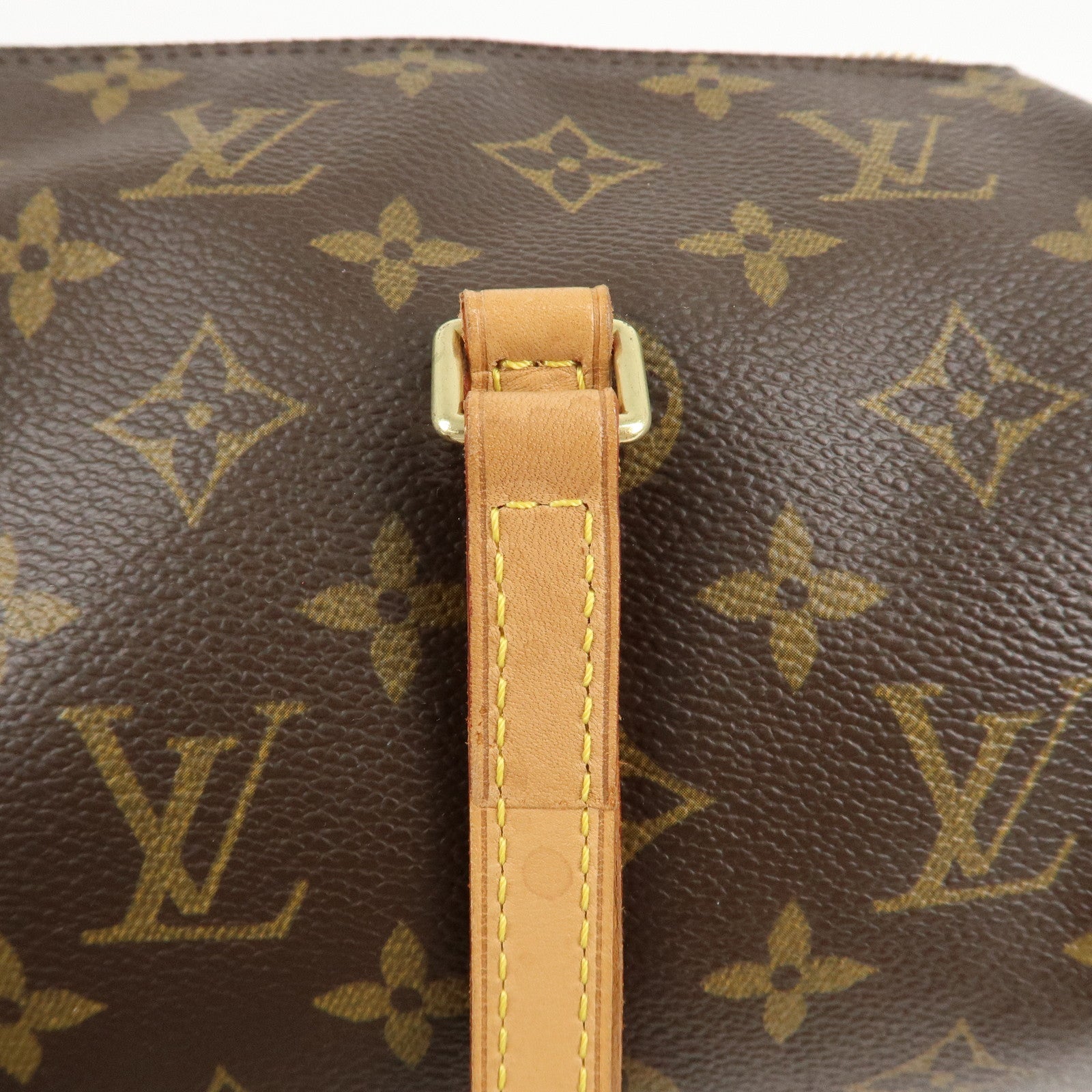 Louis Vuitton Monogram Papillon 30 Hand Bag New Style Brown M51385 Used