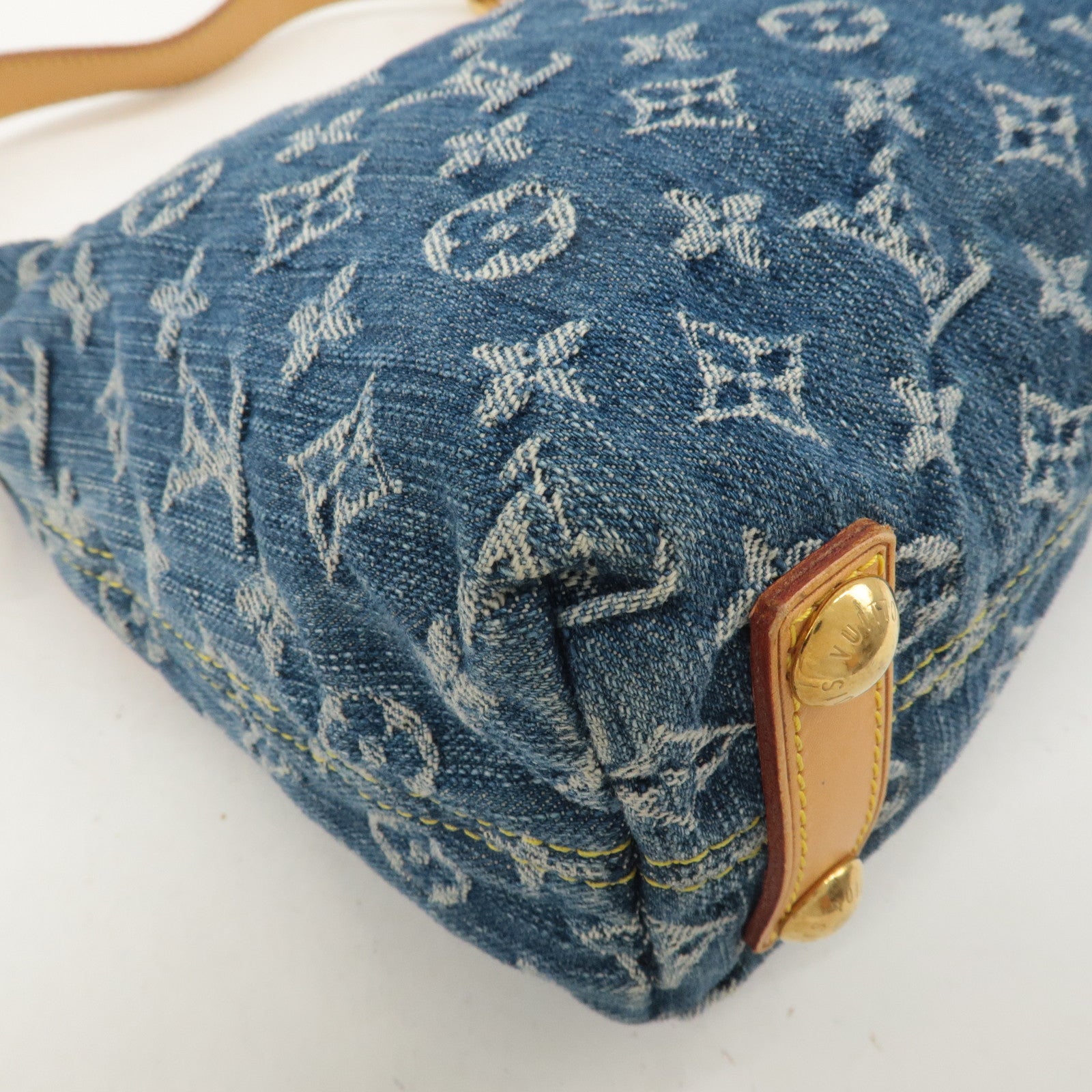 Louis Vuitton Monogram Denim Baggy PM Shoulder Bag M95049