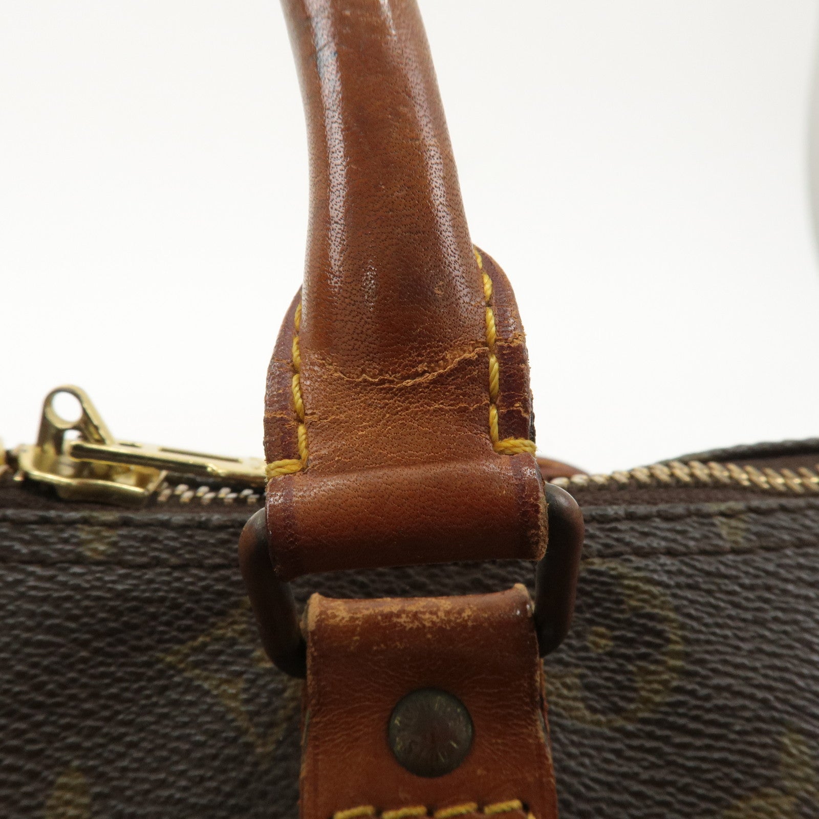 Louis Vuitton Monogram Keep All 45 Boston Bag Brown M41428