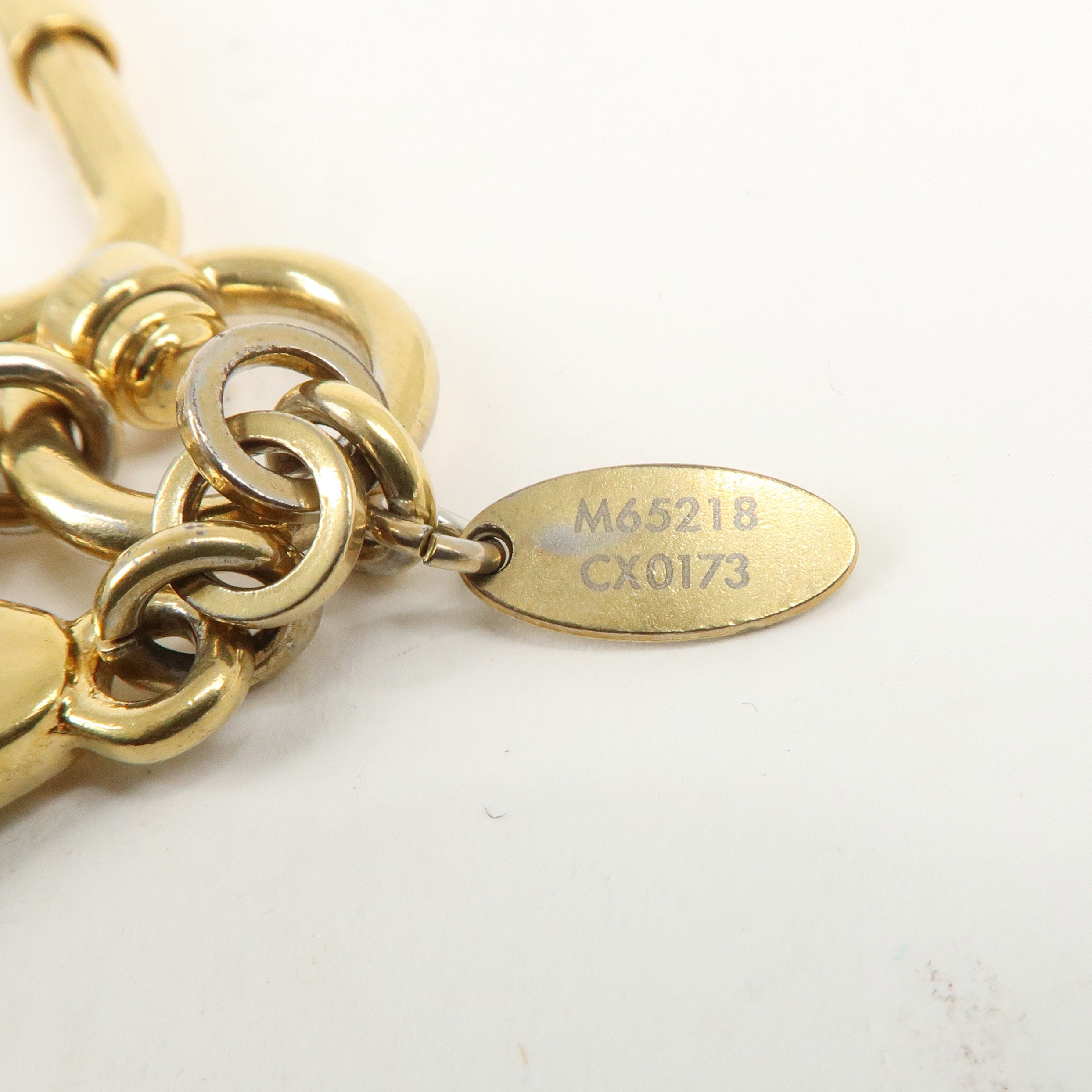 Louis Vuitton Porte Cles Puzzle Bag Charm Gold M65218