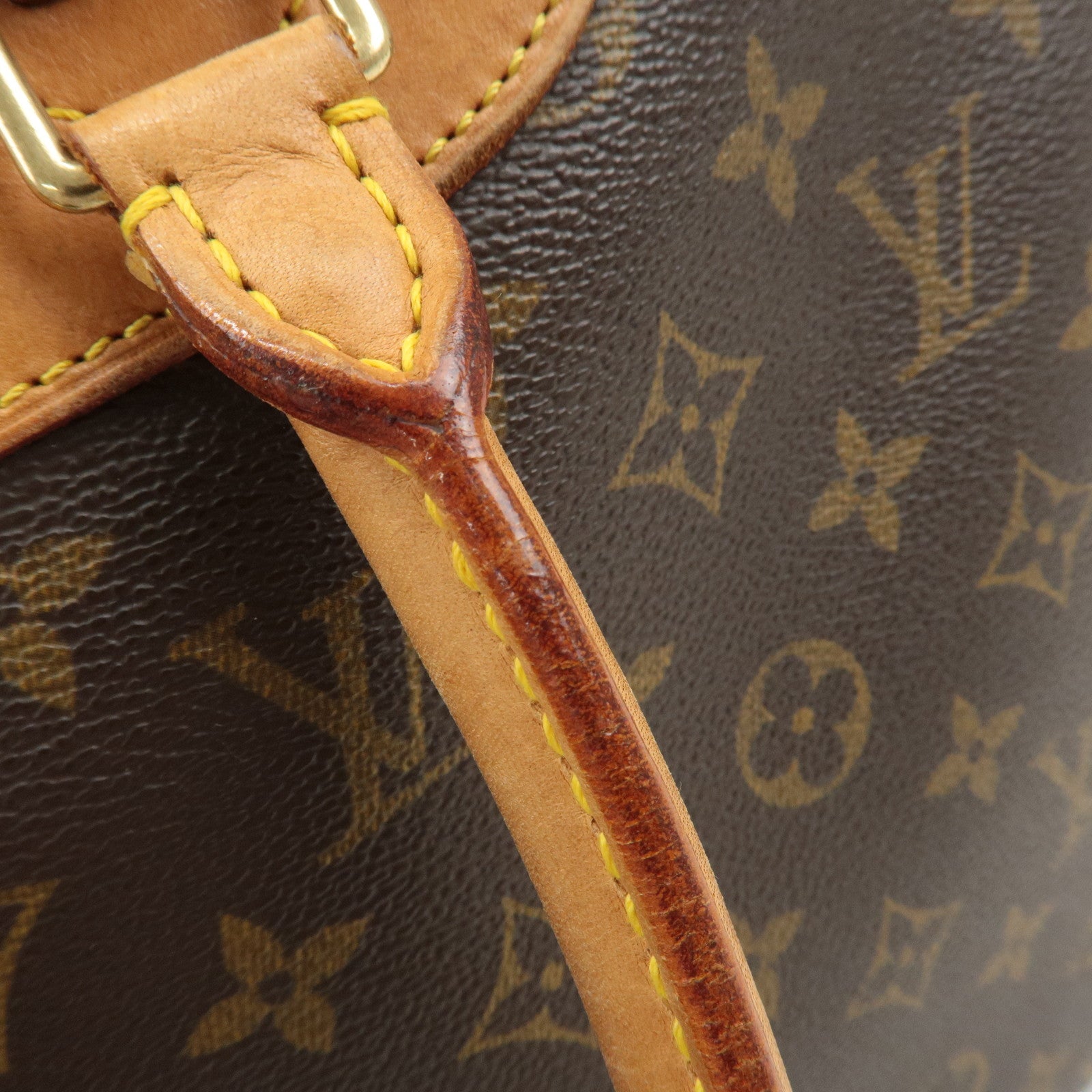 Louis Vuitton Monogram Deauville Hand Bag Brown M47270