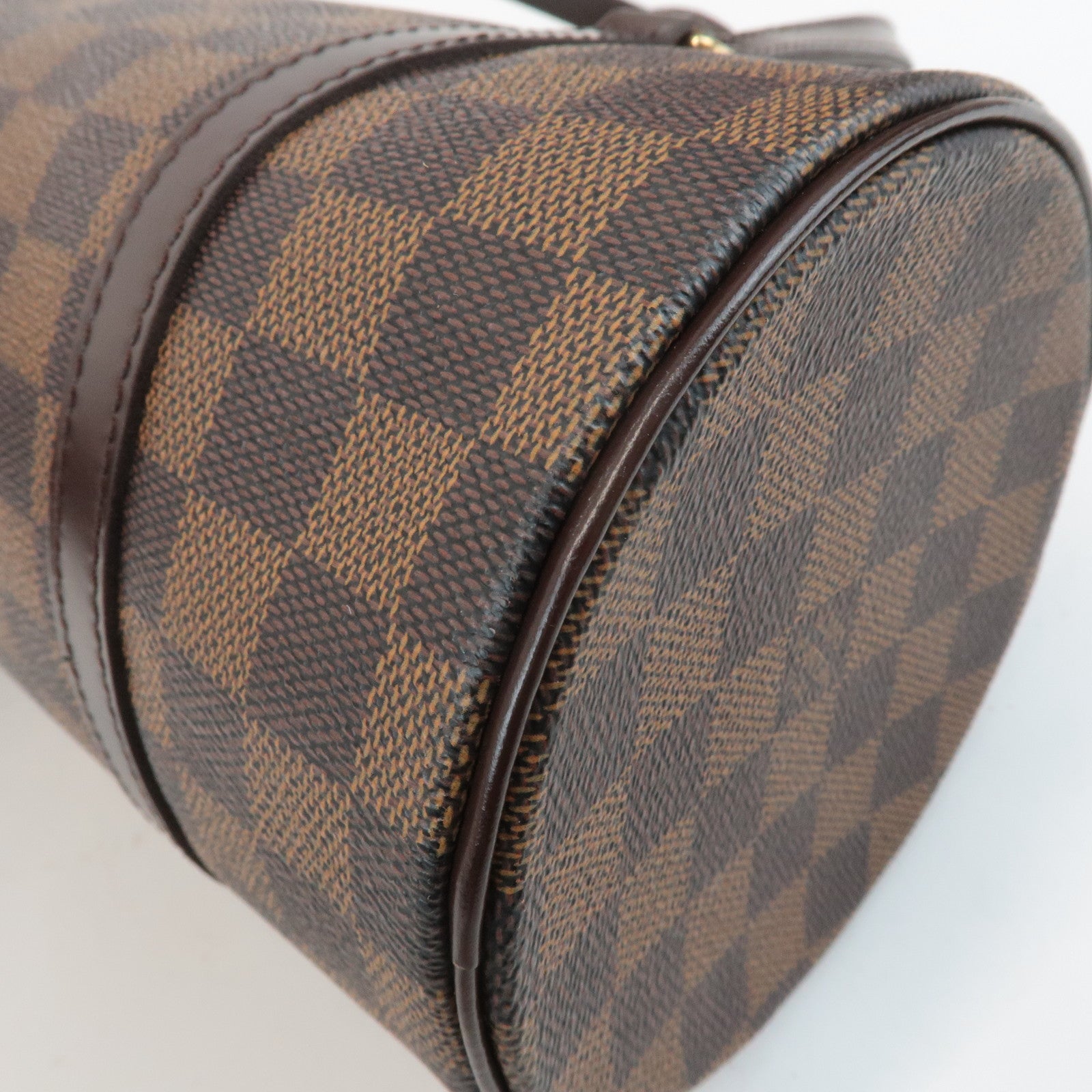 Louis Vuitton Damier Ebene Papillon 26 Hand Bag Brown N51304 Used