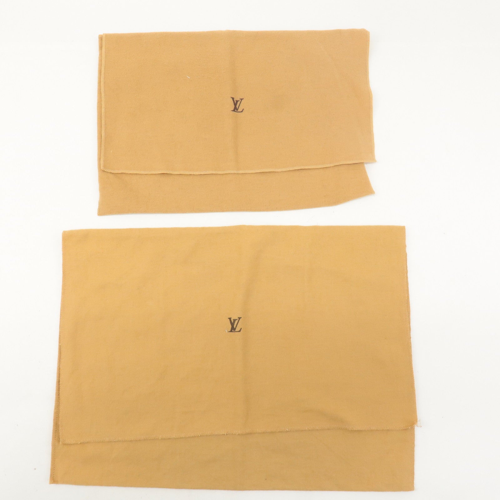 Louis Vuitton Set of 12 Dust Bag Storage Bag Flap Brown Beige