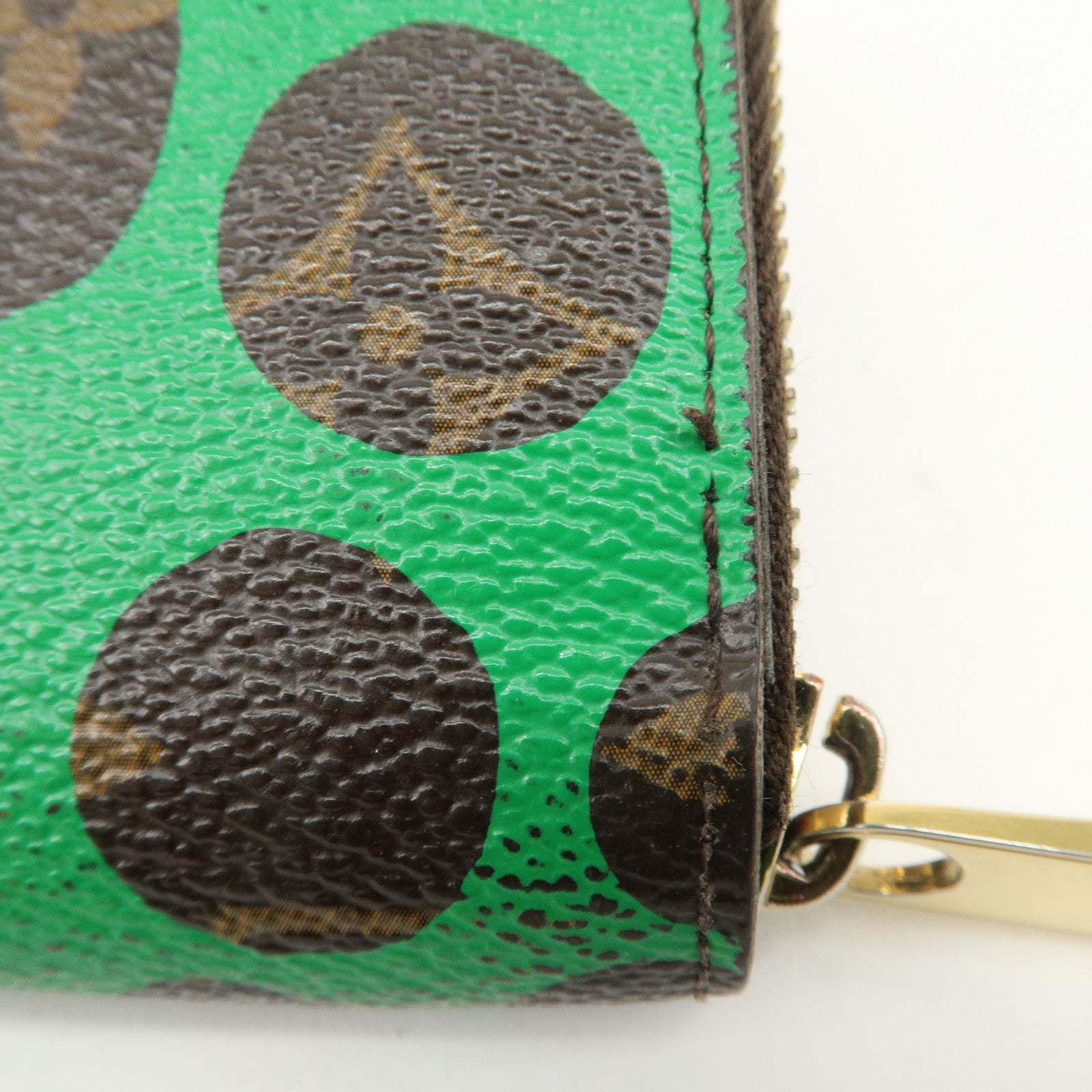 Louis Vuitton Monogram Pumpkin Dot Zippy Wallet Yayoikusama M60451