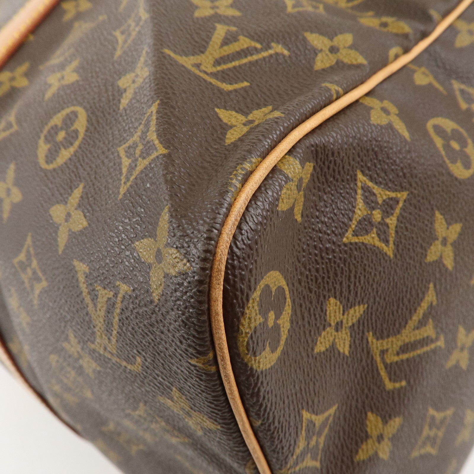 Louis Vuitton Monogram Sac Souple 45 Boston Bag Brown M41624