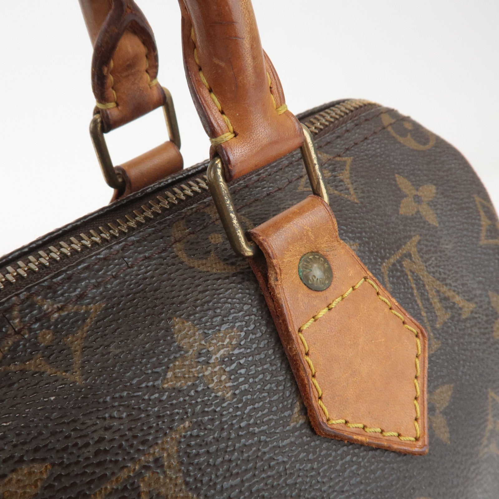 Louis Vuitton Monogram Speedy 25 Hand Bag Boston Bag M41528 Used