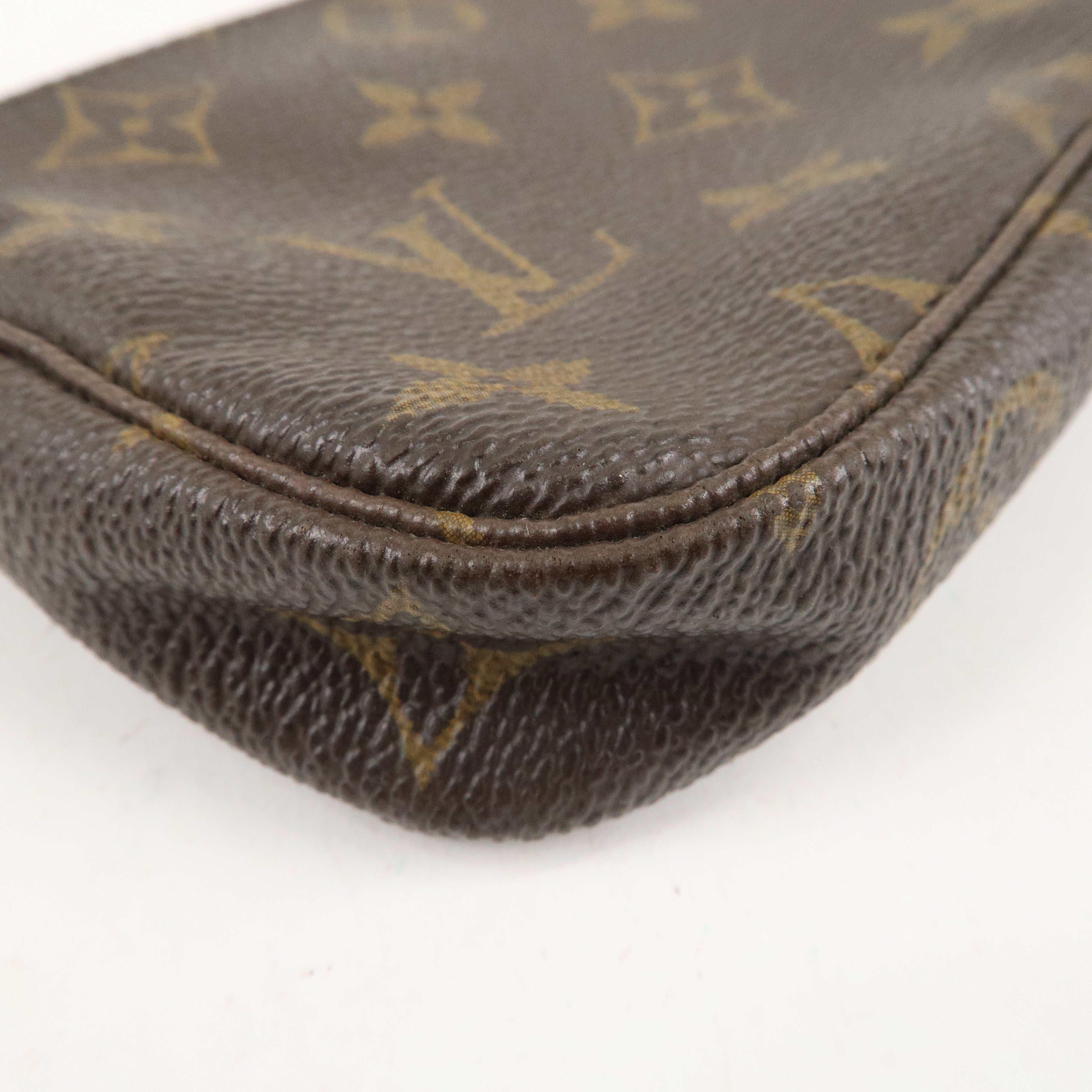 Louis Vuitton Monogram Mini Pochette Accessoires Brown M58009