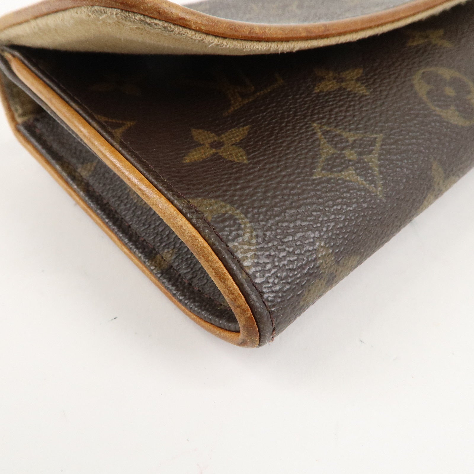 Louis Vuitton Monogram Pochette Twin GM 2Way Bag Brown M51852