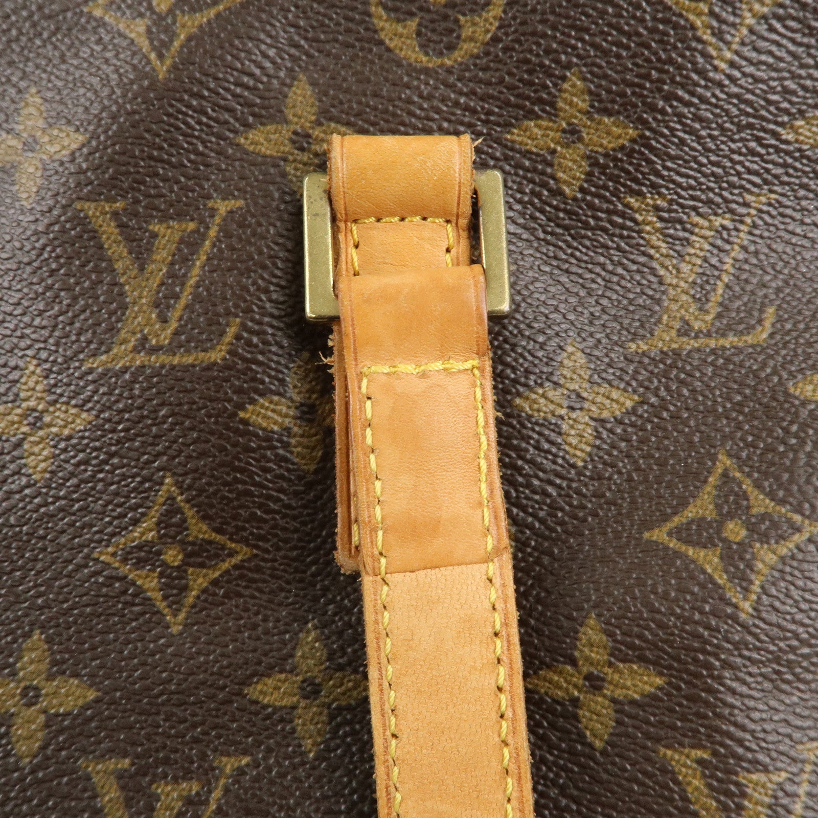 Louis Vuitton Monogram Cabas Mezzo Tote Bag Brown M51151