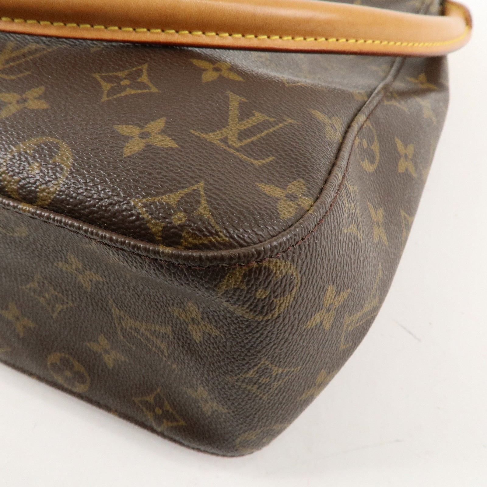 Louis Vuitton Monogram Looping GM Shoulder Bag Brown M51145