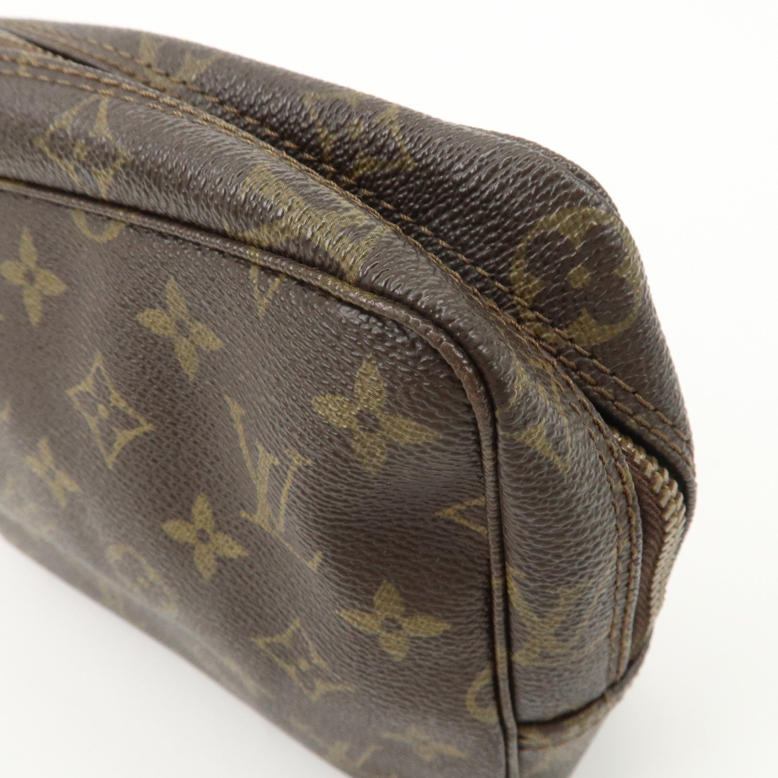 Louis Vuitton Monogram Trousse Toilette 23 Pouch Brown M47524 Used