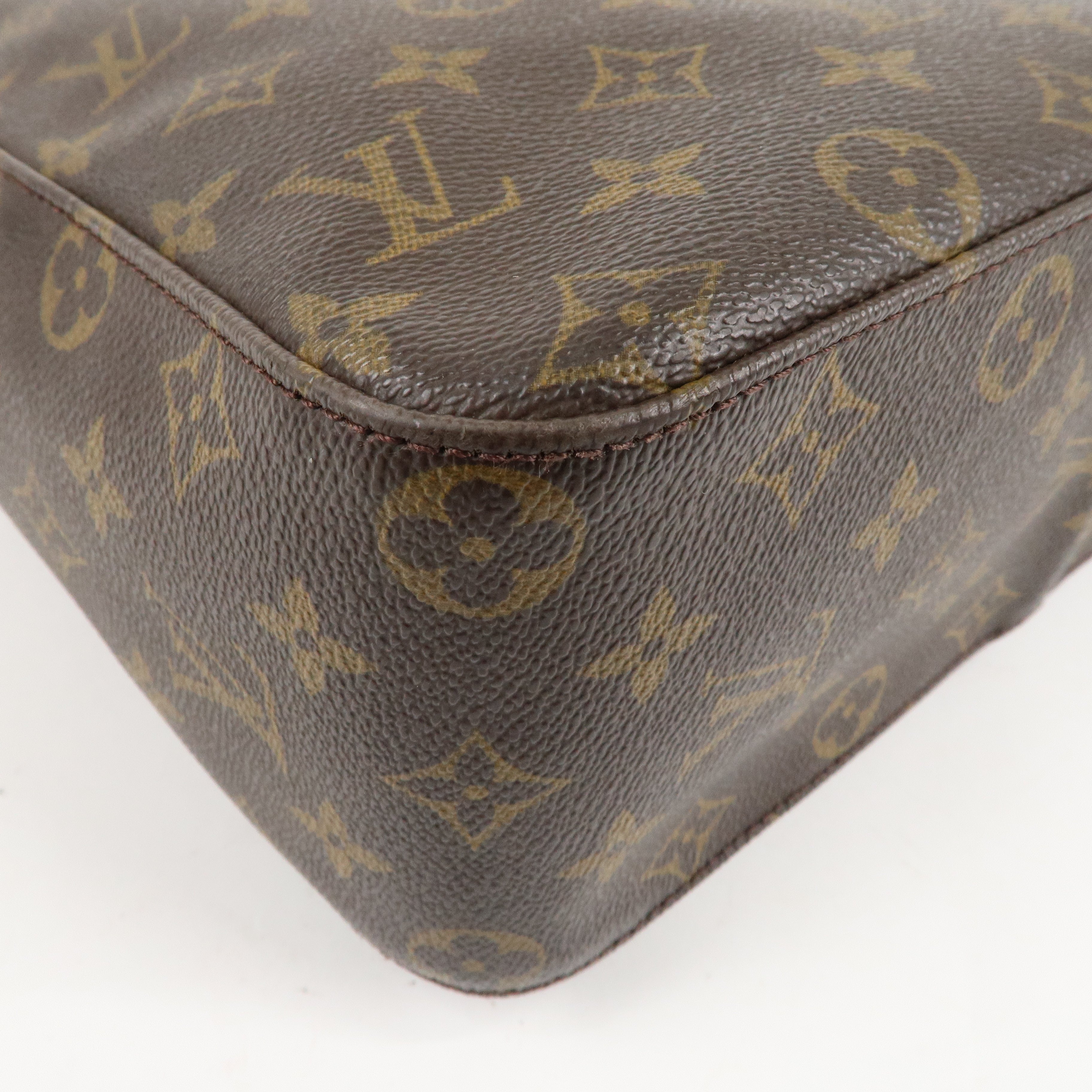 Louis Vuitton Monogram Looping GM Shoulder Bag Brown M51145