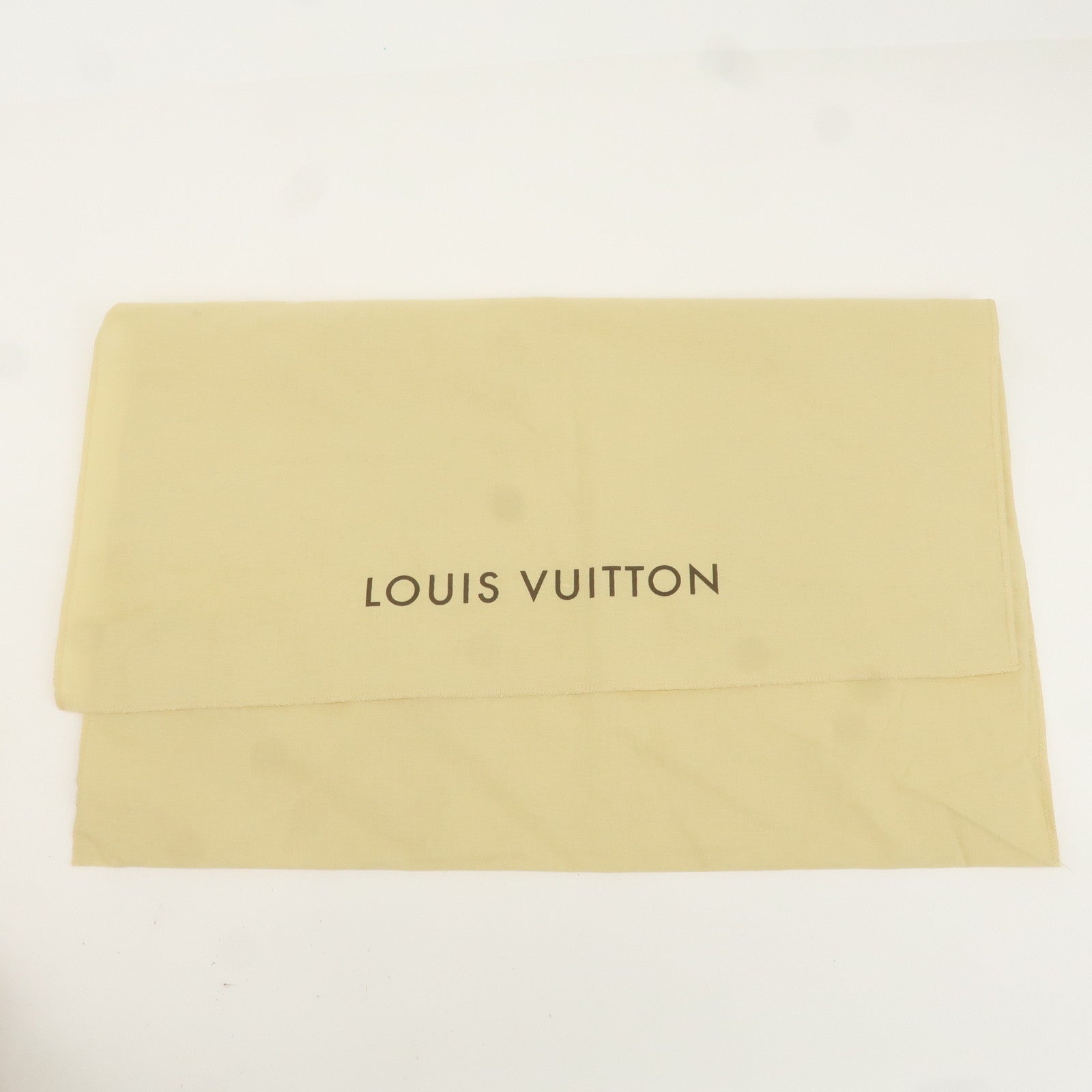 Louis Vuitton Set of 10 Dust Bag Storage Bag Flap Beige