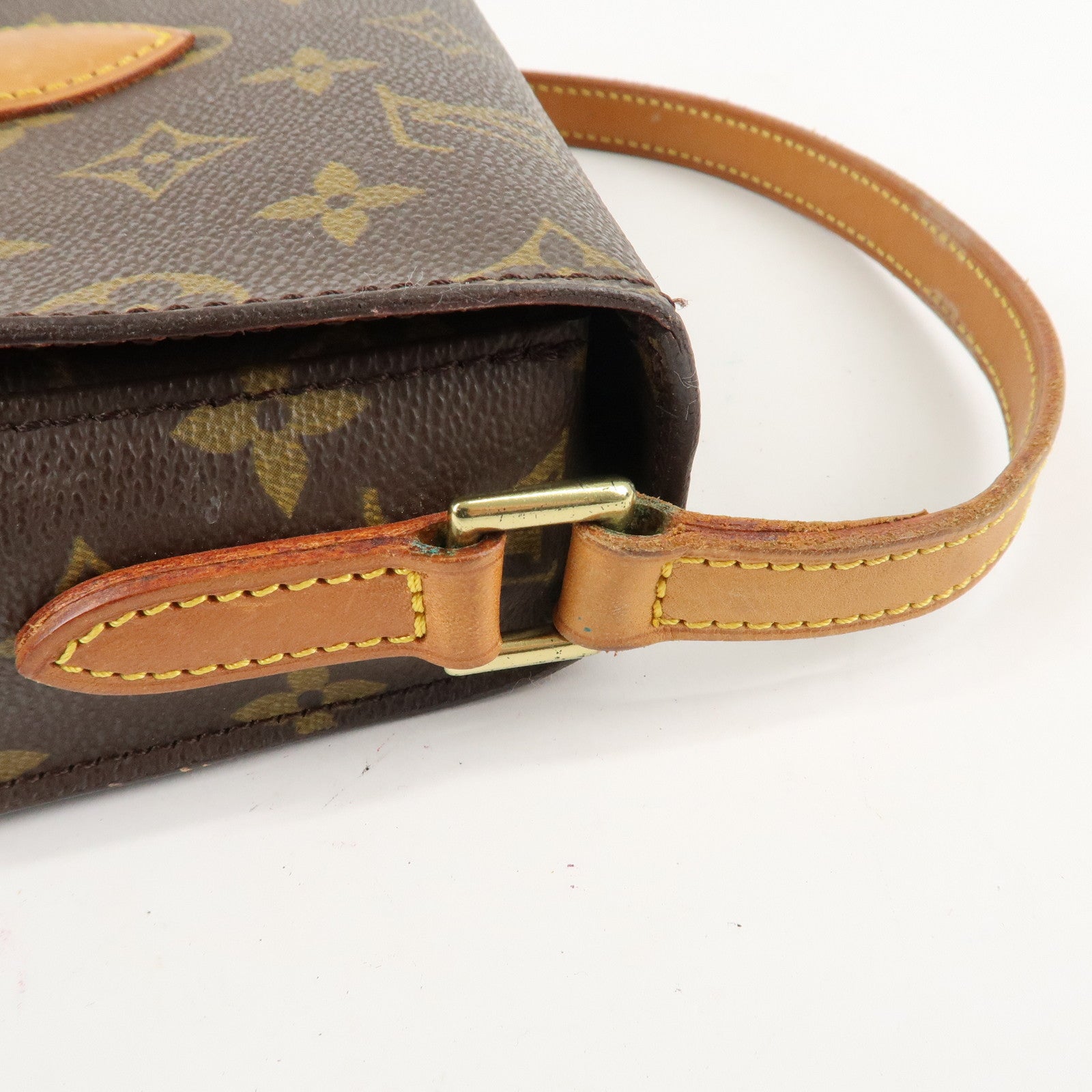 Louis Vuitton Monogram Mini Saint Cloud Shoulder Bag M51244 Used