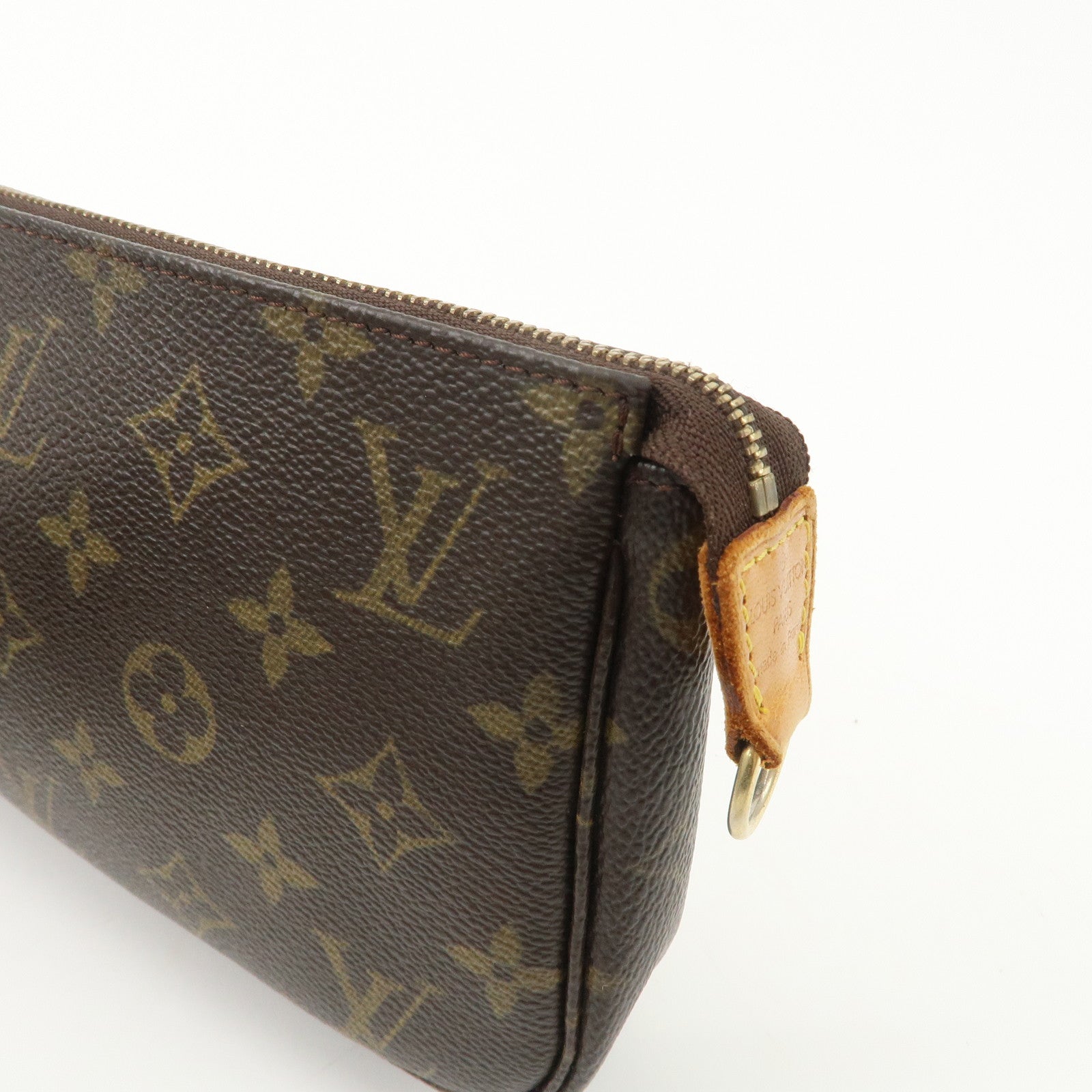 Louis Vuitton Monogram Pochette Accessoires Pouch Brown M51980 Used