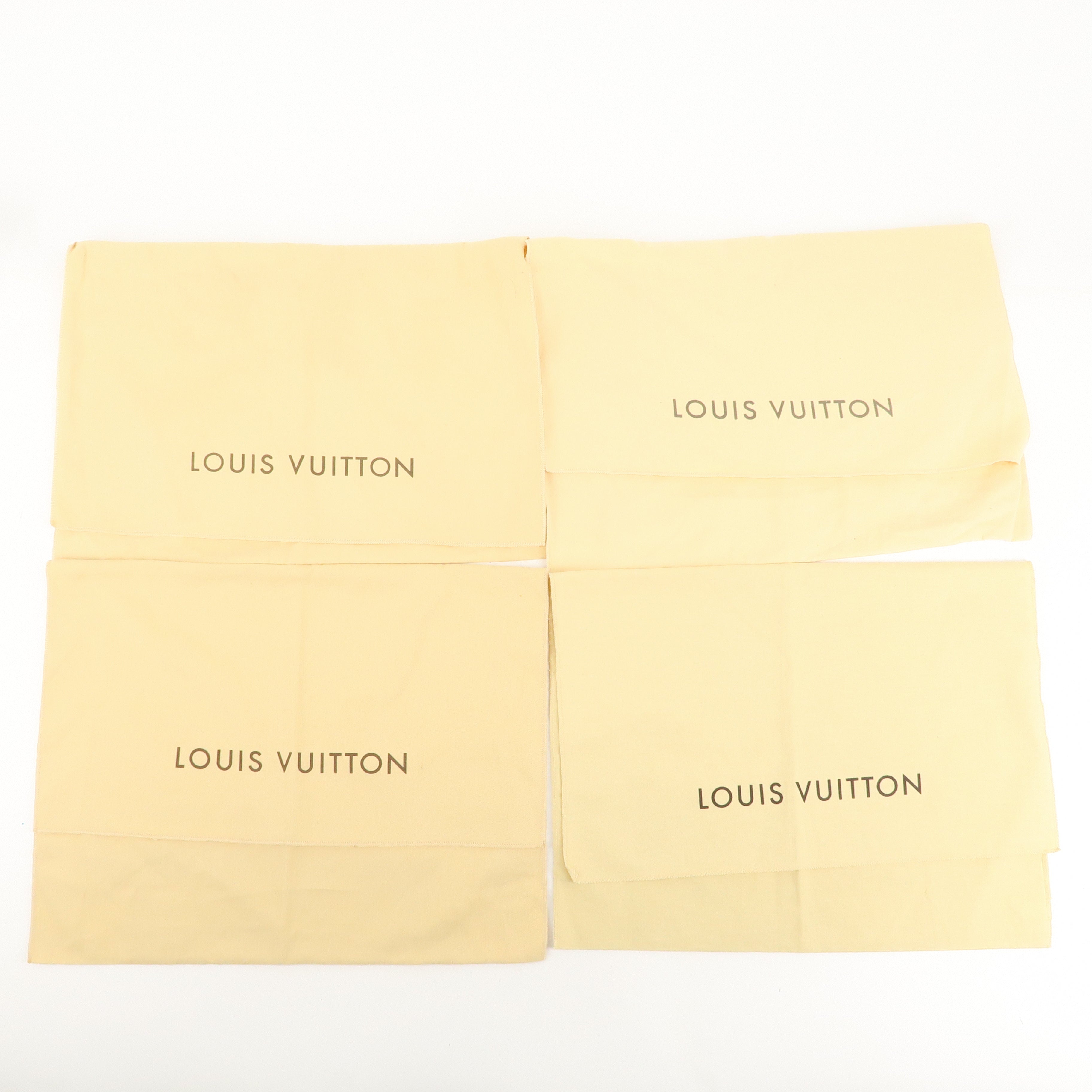 Louis Vuitton Set of 14 Storage Bag Dust Bag Beige