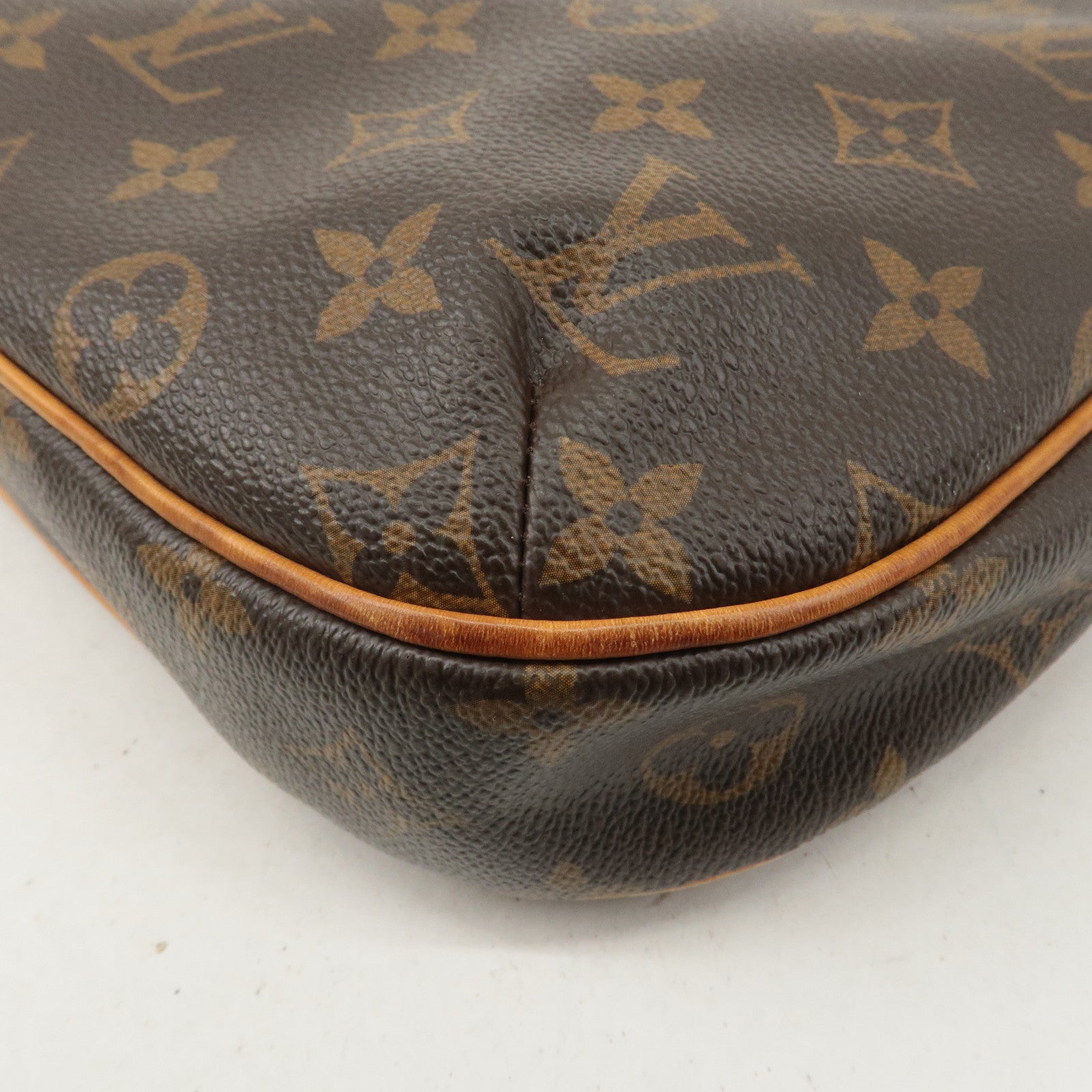 Louis Vuitton Monogram Odeon MM Shoulder Bag Brown M56389