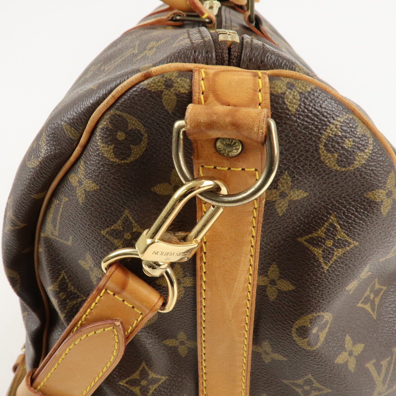 Louis Vuitton Monogram Keep All Bandouliere 50 Boston Bag M41416 Used