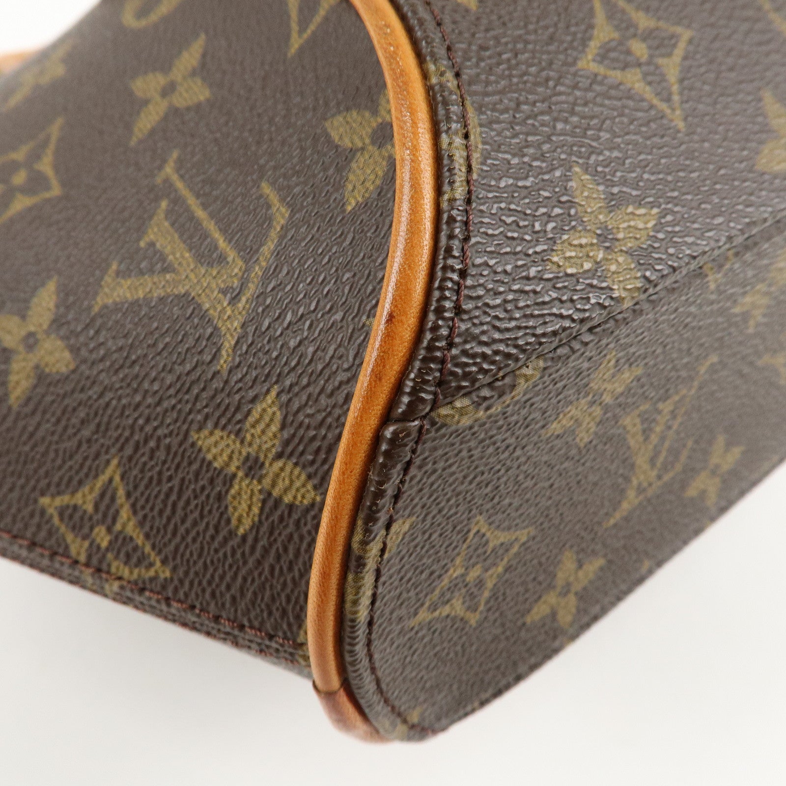 Louis Vuitton Monogram Ellipse MM Hand Bag Brown M51127 Used