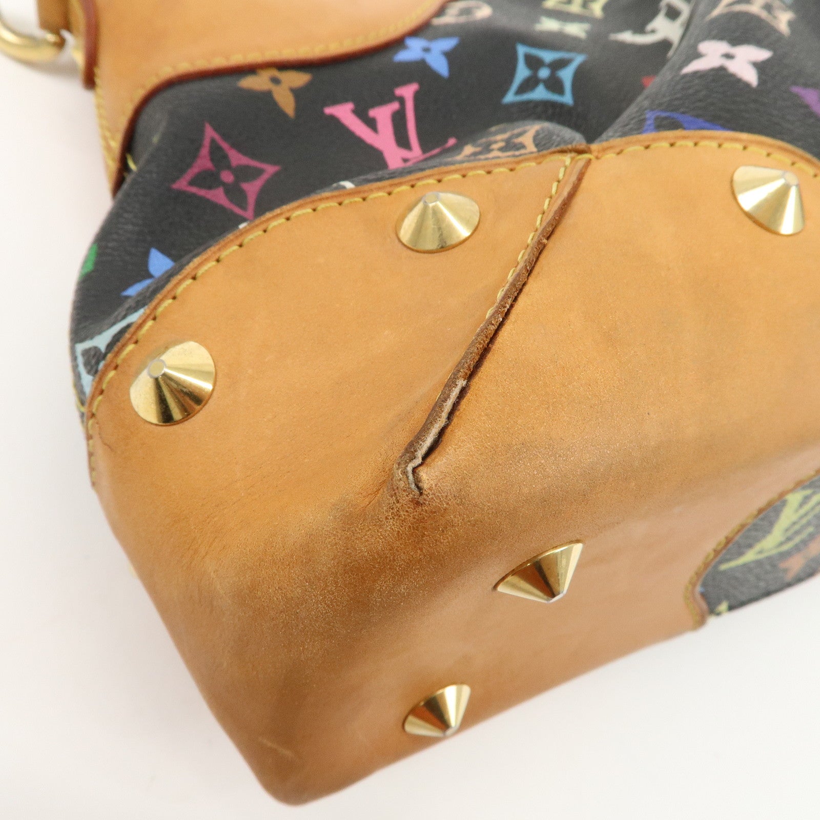 Louis Vuitton Monogram Multi Color Judy MM Hand Bag Noir M40256 Used