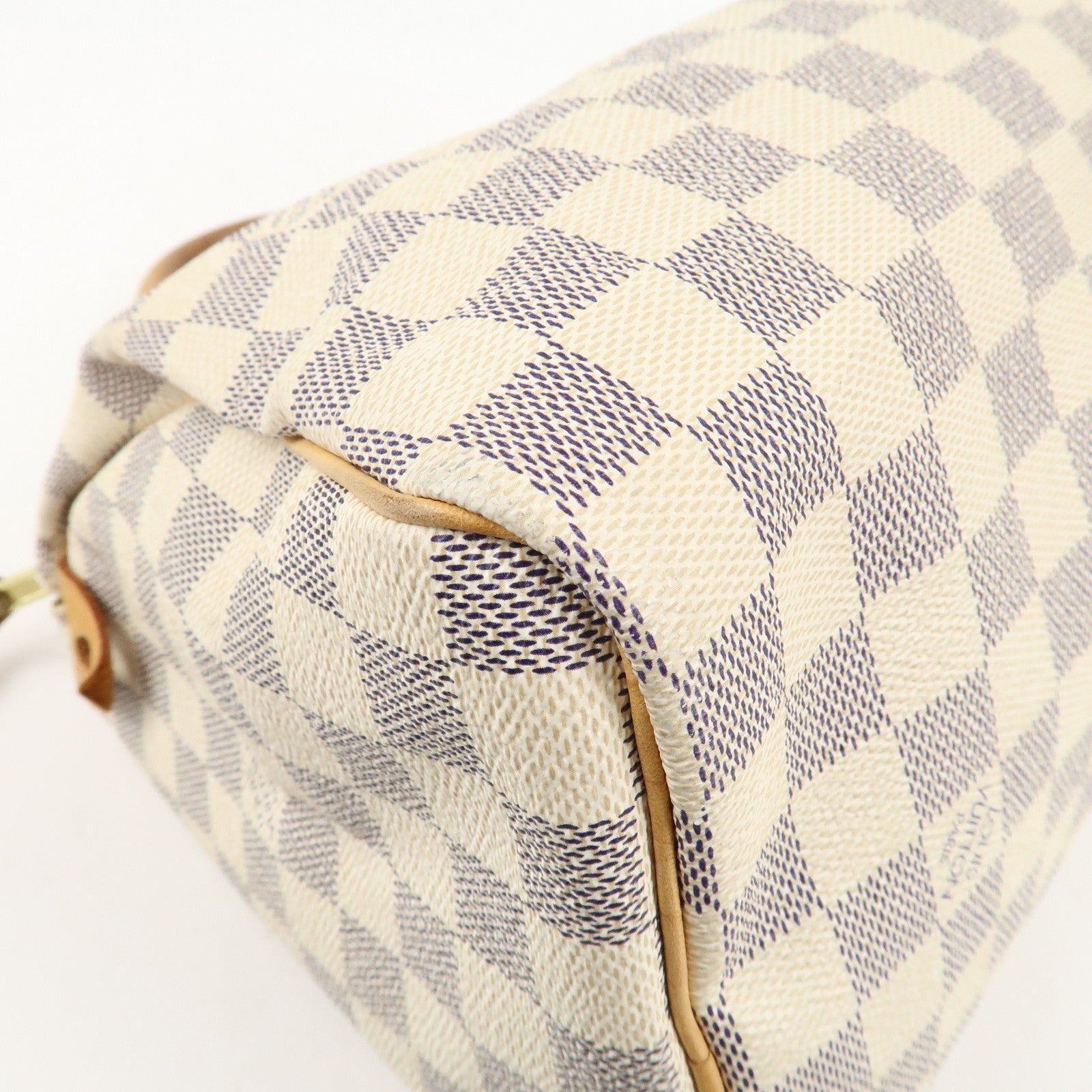 Louis Vuitton Damier Azur Speedy 25 Boston Bag Hand Bag N41534 Used