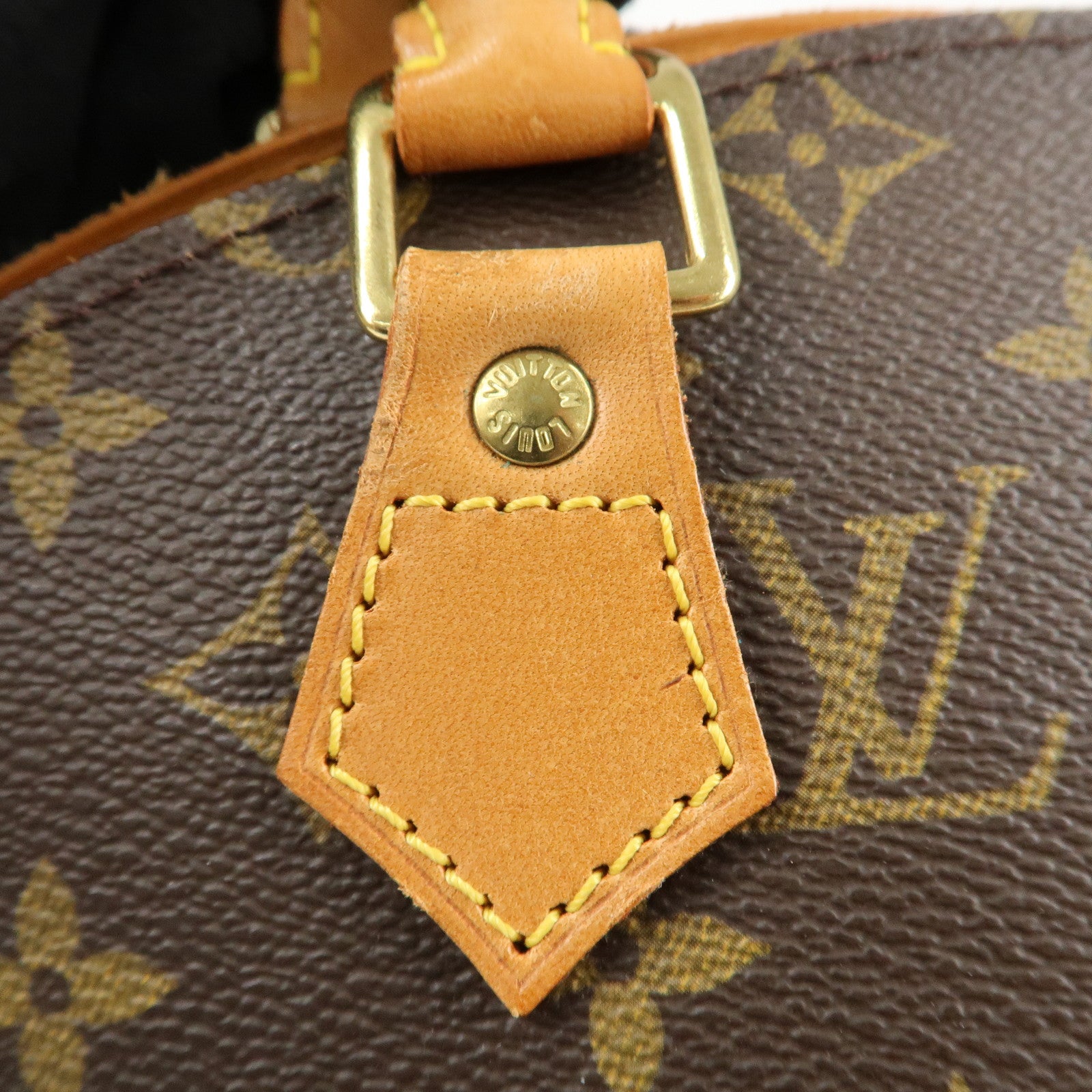 Louis Vuitton Monogram Ellipse MM Hand Bag Brown M51126 Used