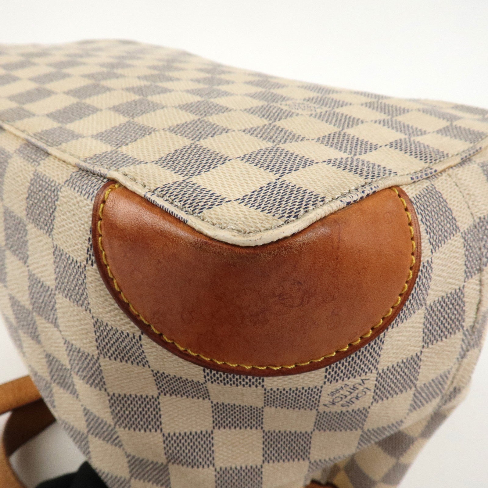 Louis Vuitton Damier Azur Hampstead PM Hand Bag N51207