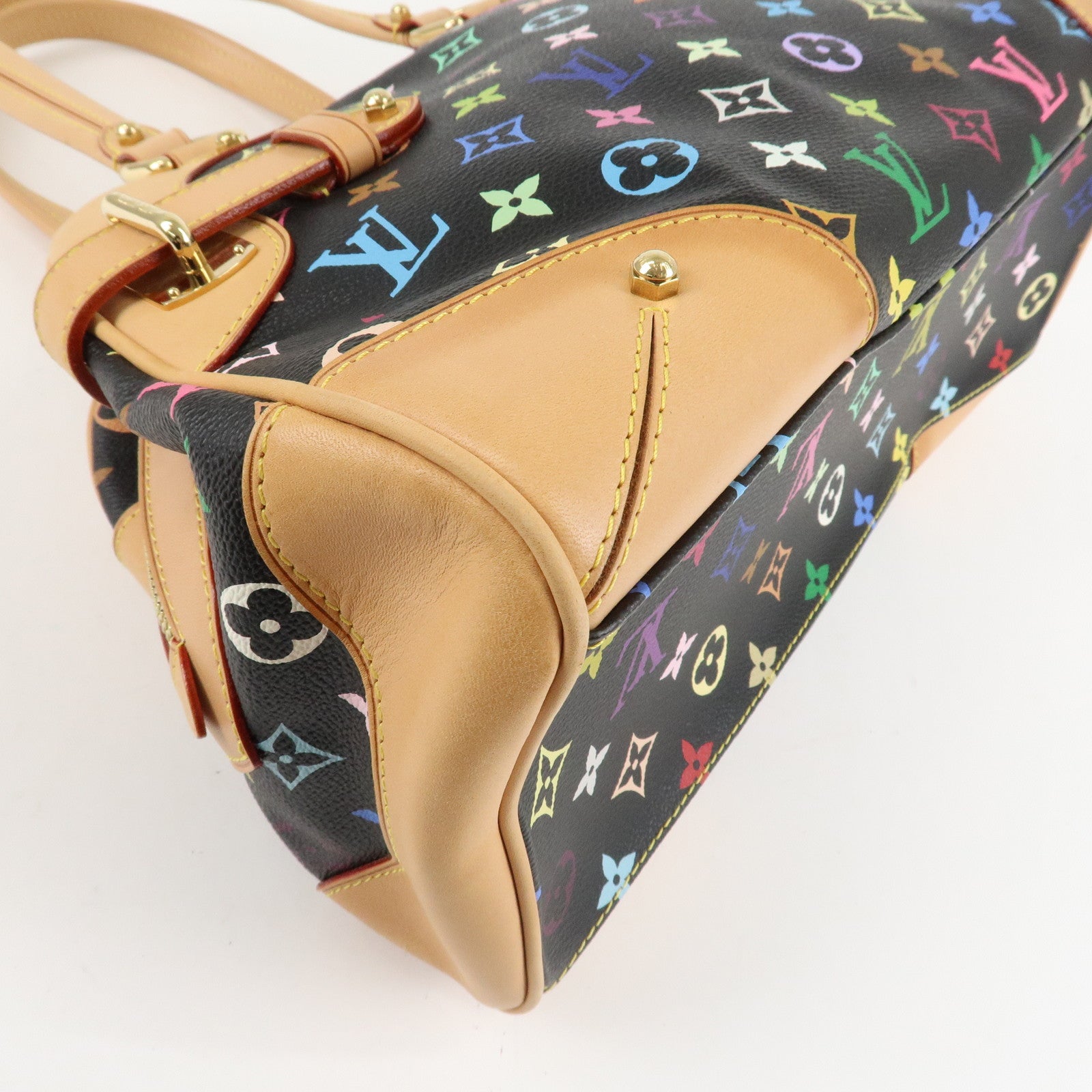 Louis Vuitton Monogram Multi Color Claudia Hand Bag M40194 Used