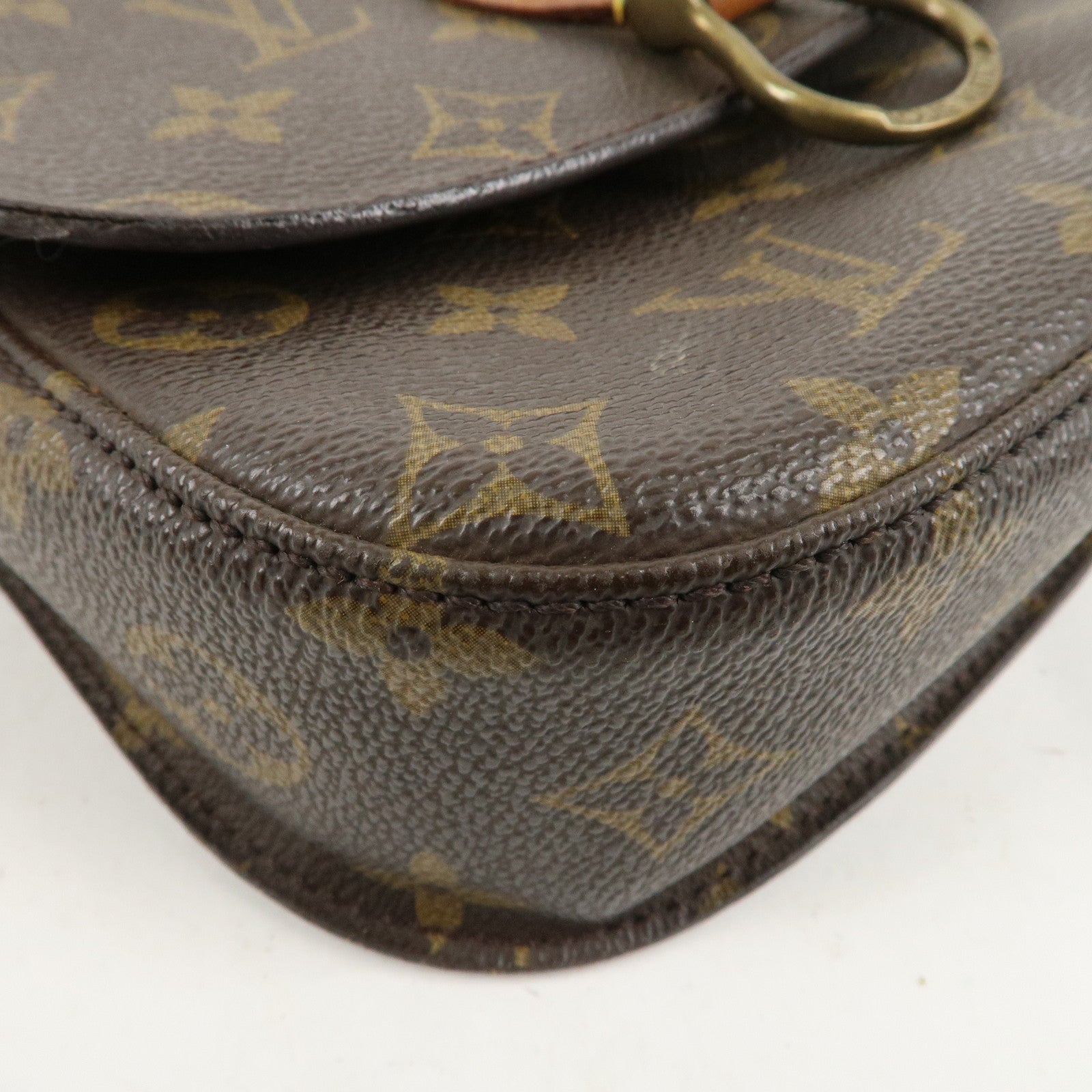 Louis Vuitton Monogram Saint Cloud MM Shoulder Bag Brown M51243