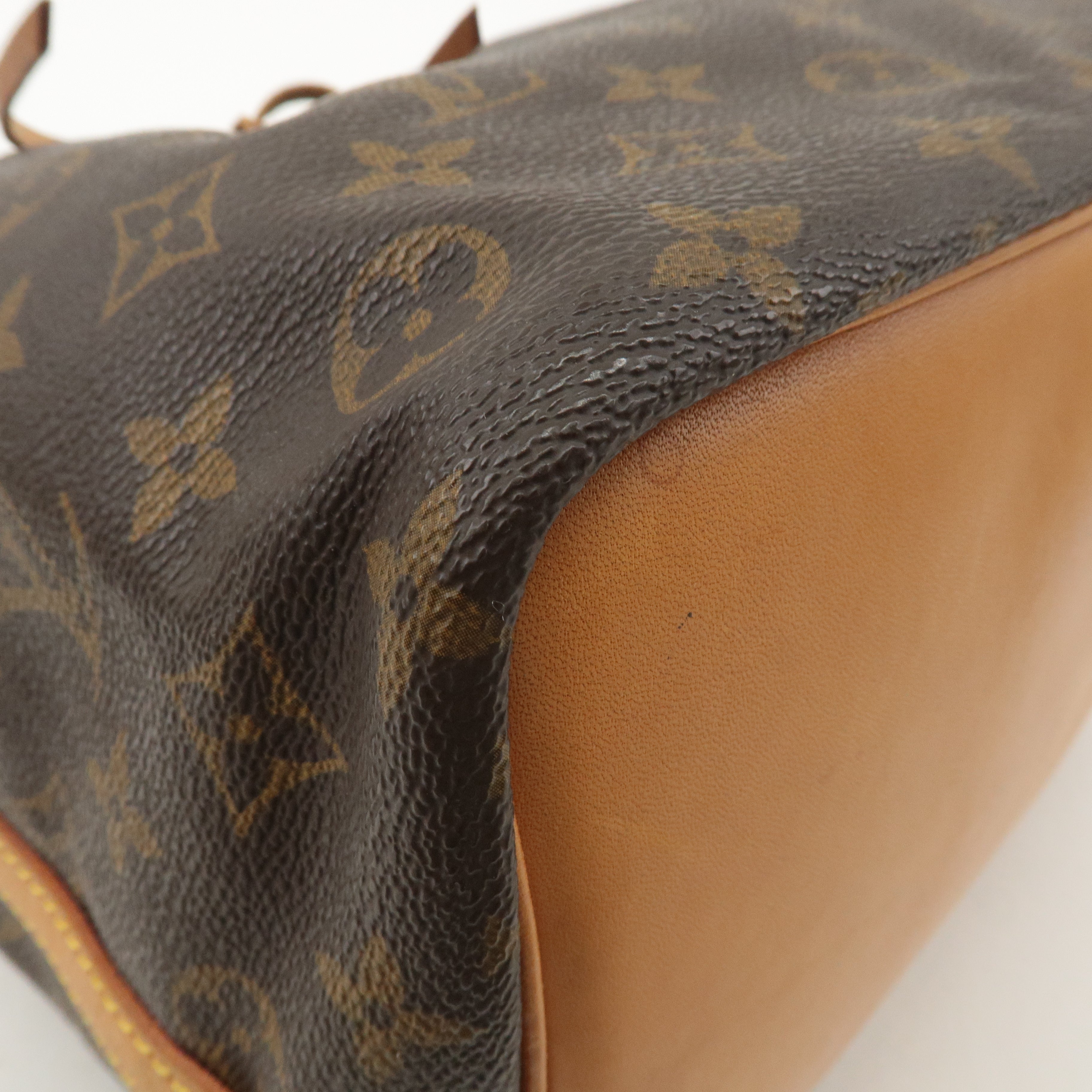 Louis Vuitton Monogram Petit Noe Shoulder Bag Brown M42226