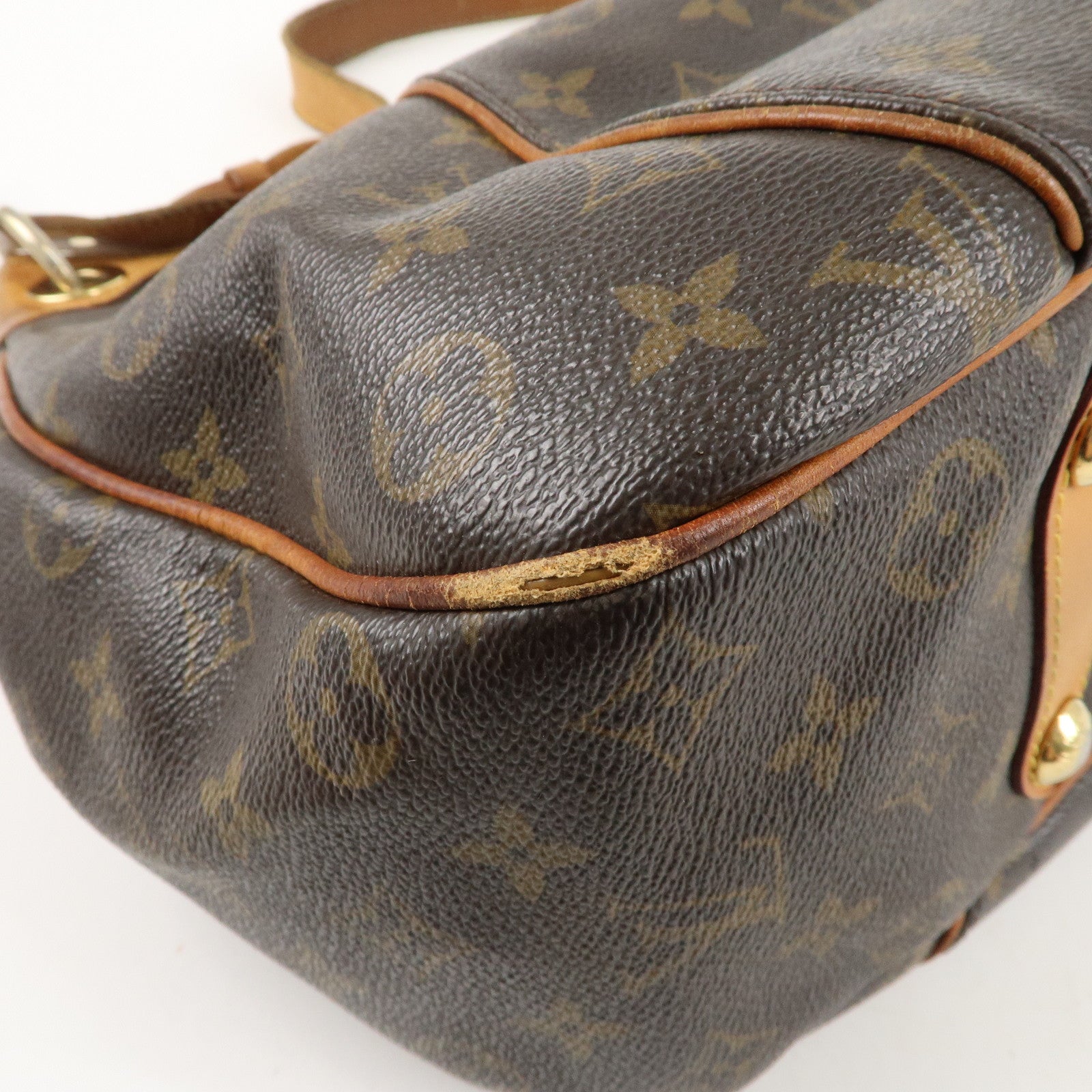 Louis Vuitton Monogram Galliera PM Shoulder Bag Brown M56382