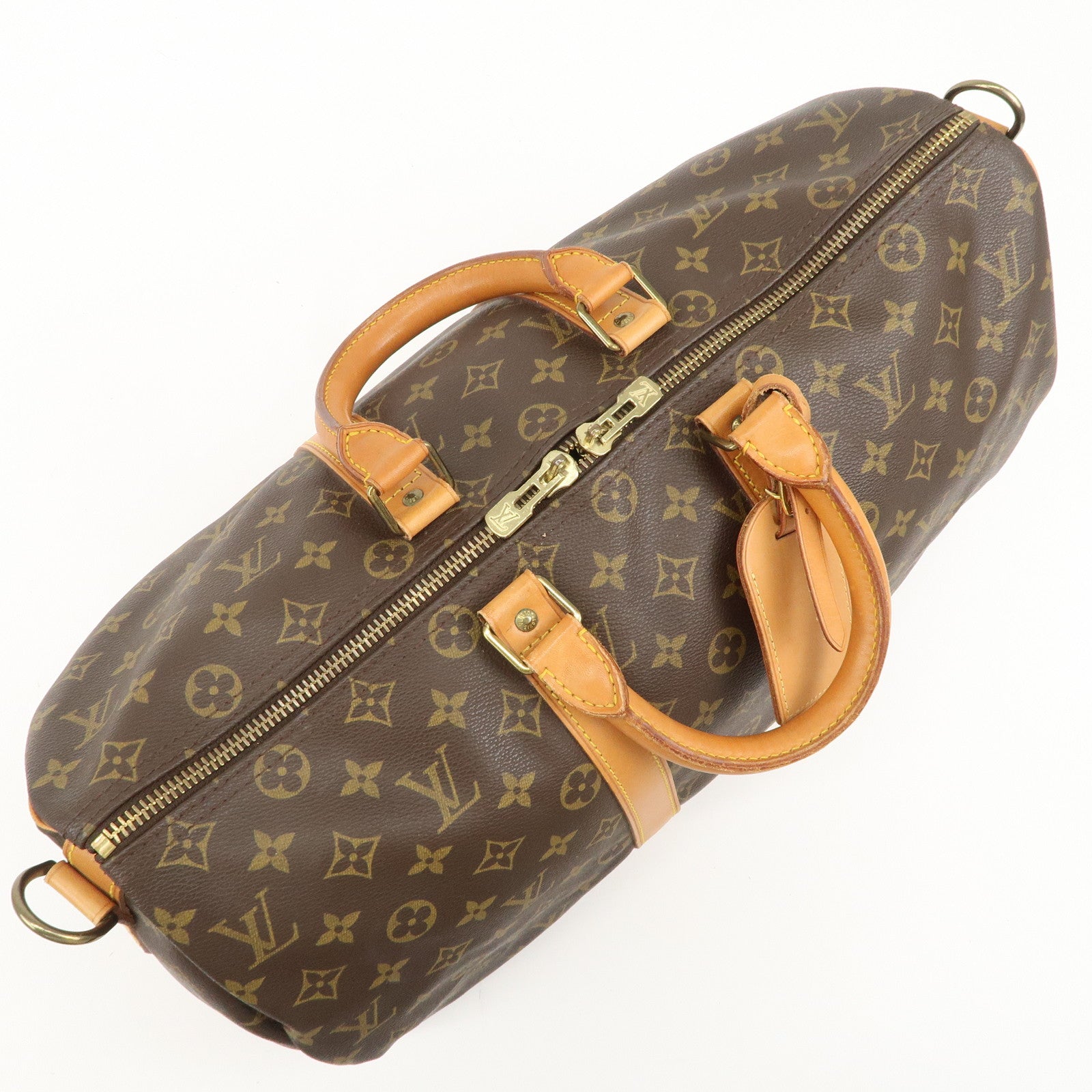 Louis Vuitton Monogram Keep All 45 Boston Bag M41418 Used