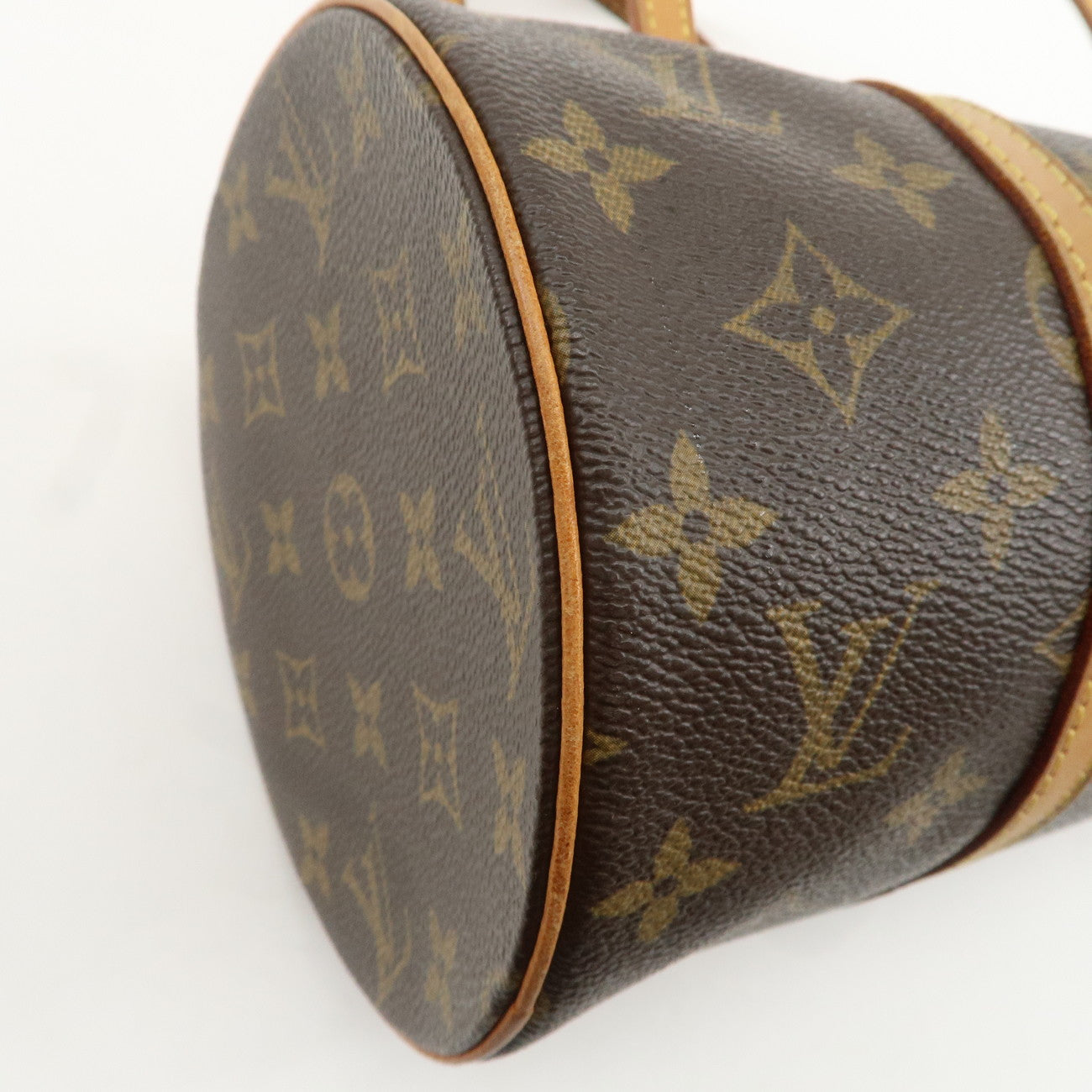 Louis Vuitton Monogram Papillon 30 Hand Bag Brown M51385 Used