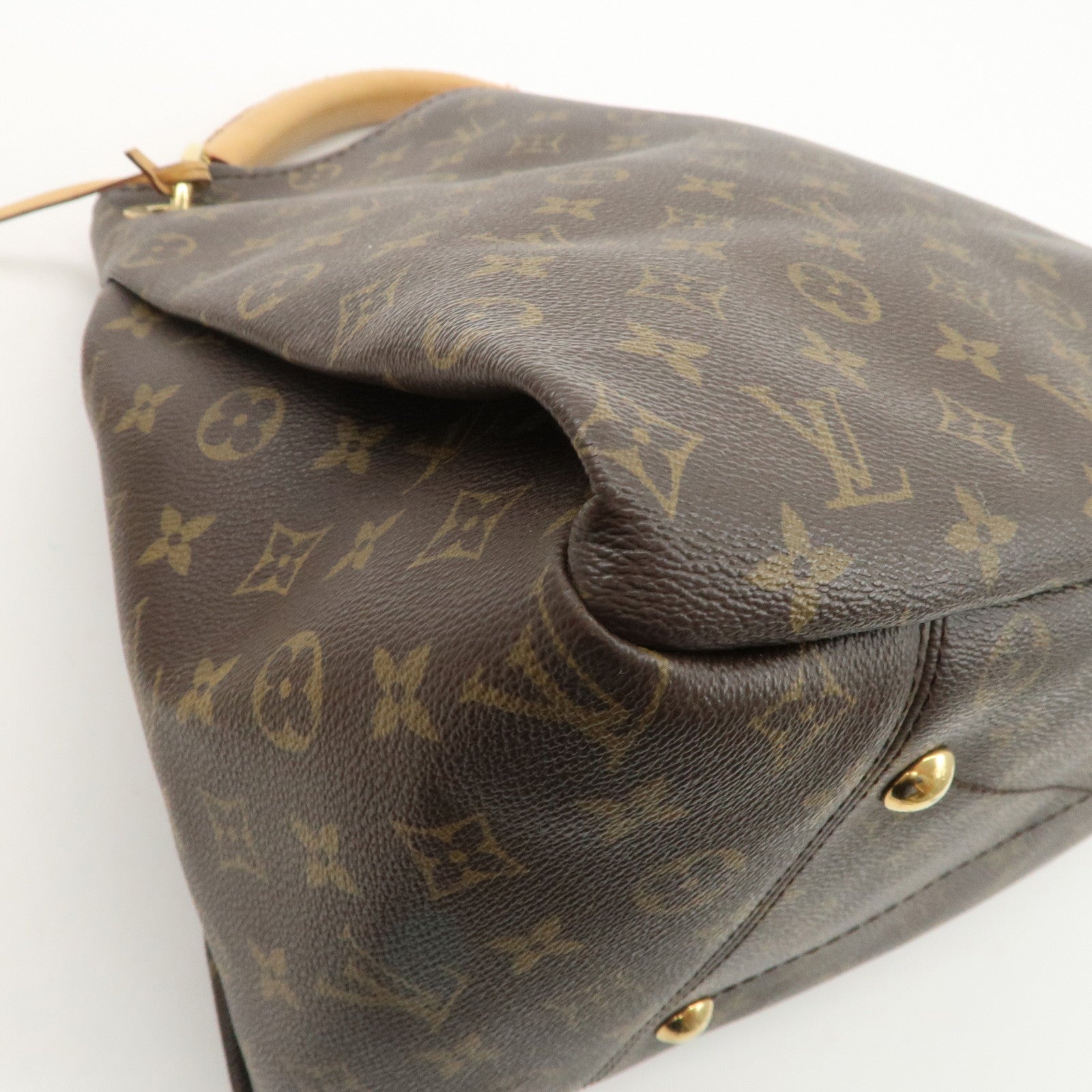 Louis Vuitton Monogram Artsy MM Shoulder Bag Brown M40249 Used